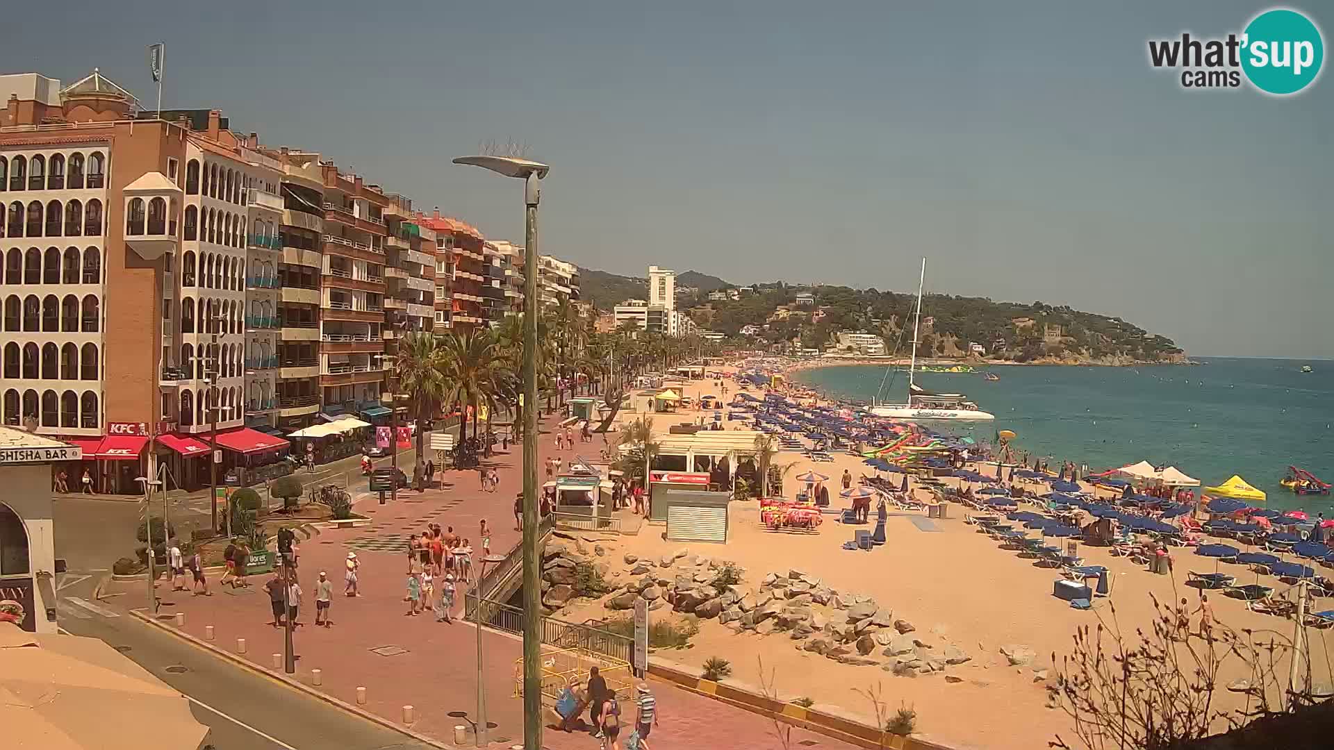 Web kamera Lloret de Mar – plaža