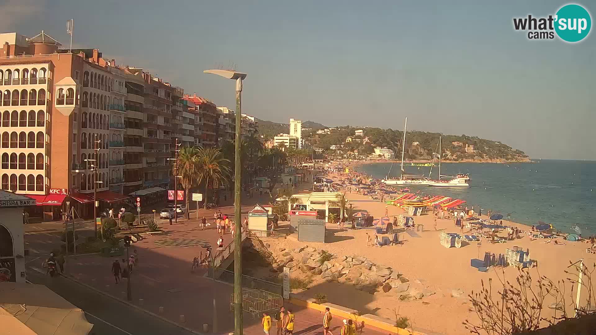 Webcam Lloret de Mar – Central beach