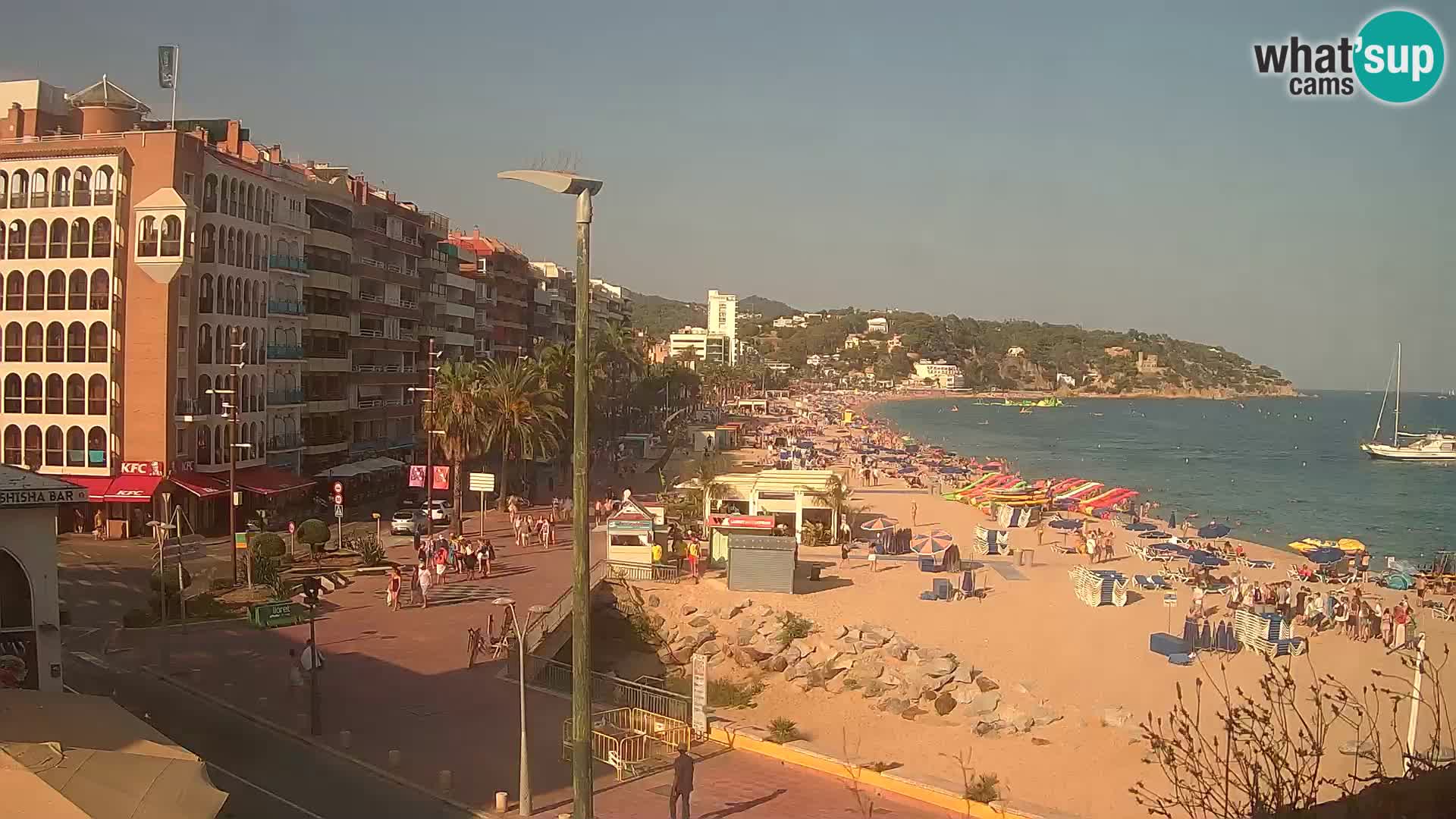 Kamera v živo Lloret de Mar – Glavna plaža