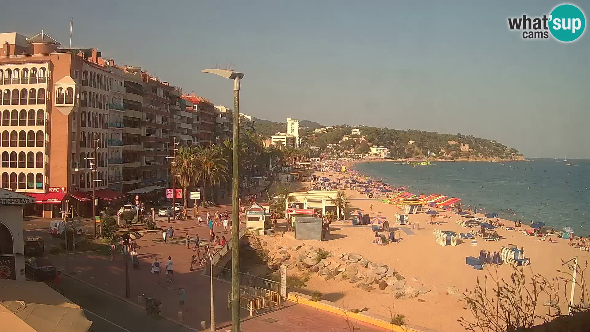 Kamera v živo Lloret de Mar – Glavna plaža