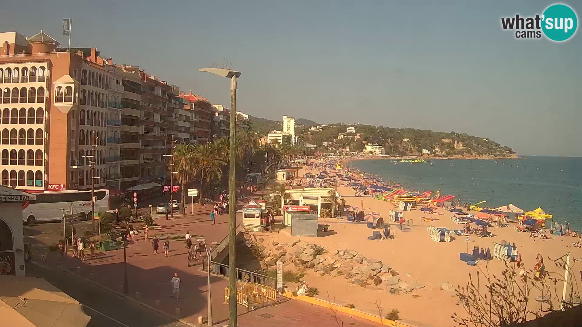 Webcam Lloret de Mar – Zentralen Strand