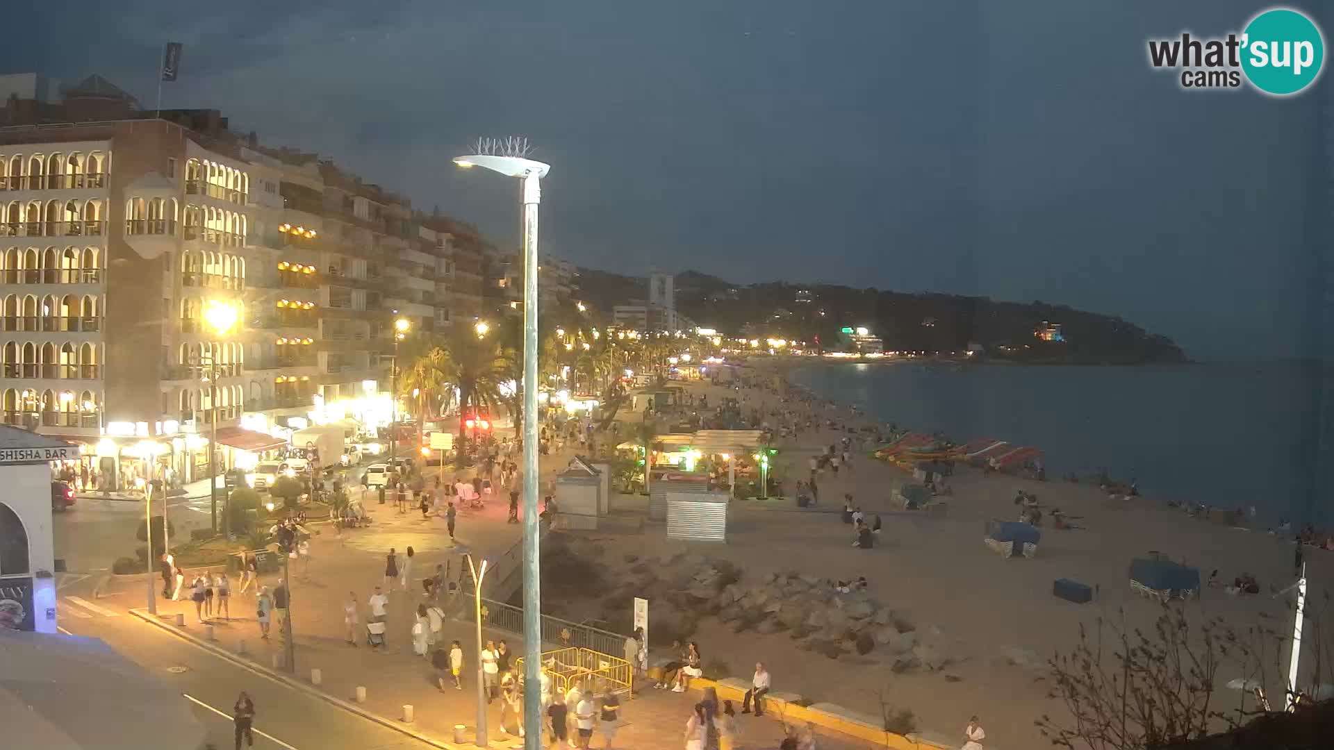Webcam Lloret de Mar – the main beach – – Costa Brava – Spain