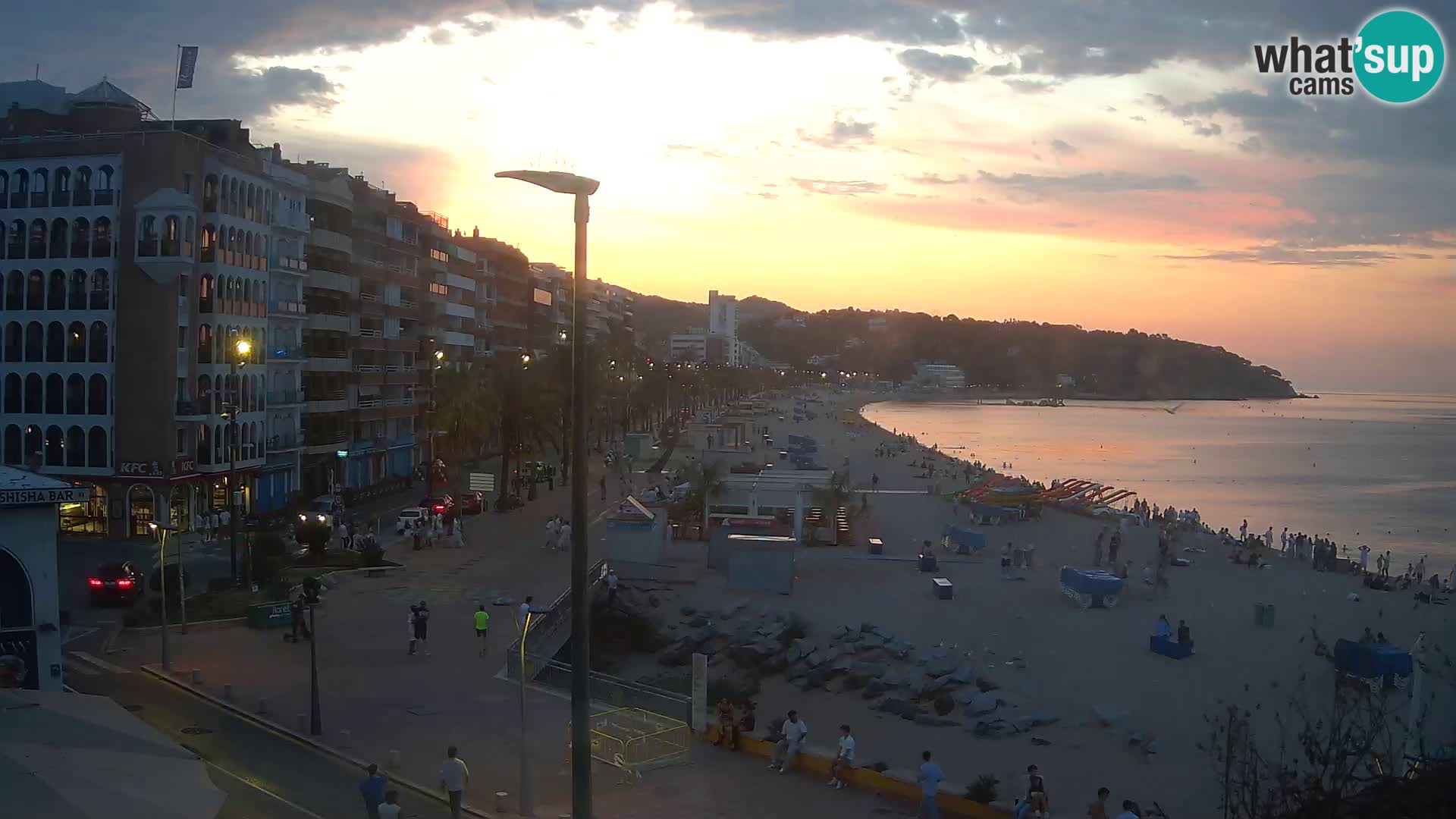 Webcam Lloret de Mar – Zentralen Strand