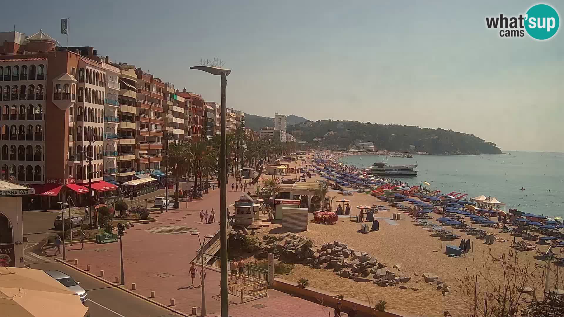 Webcam Lloret de Mar – Central beach