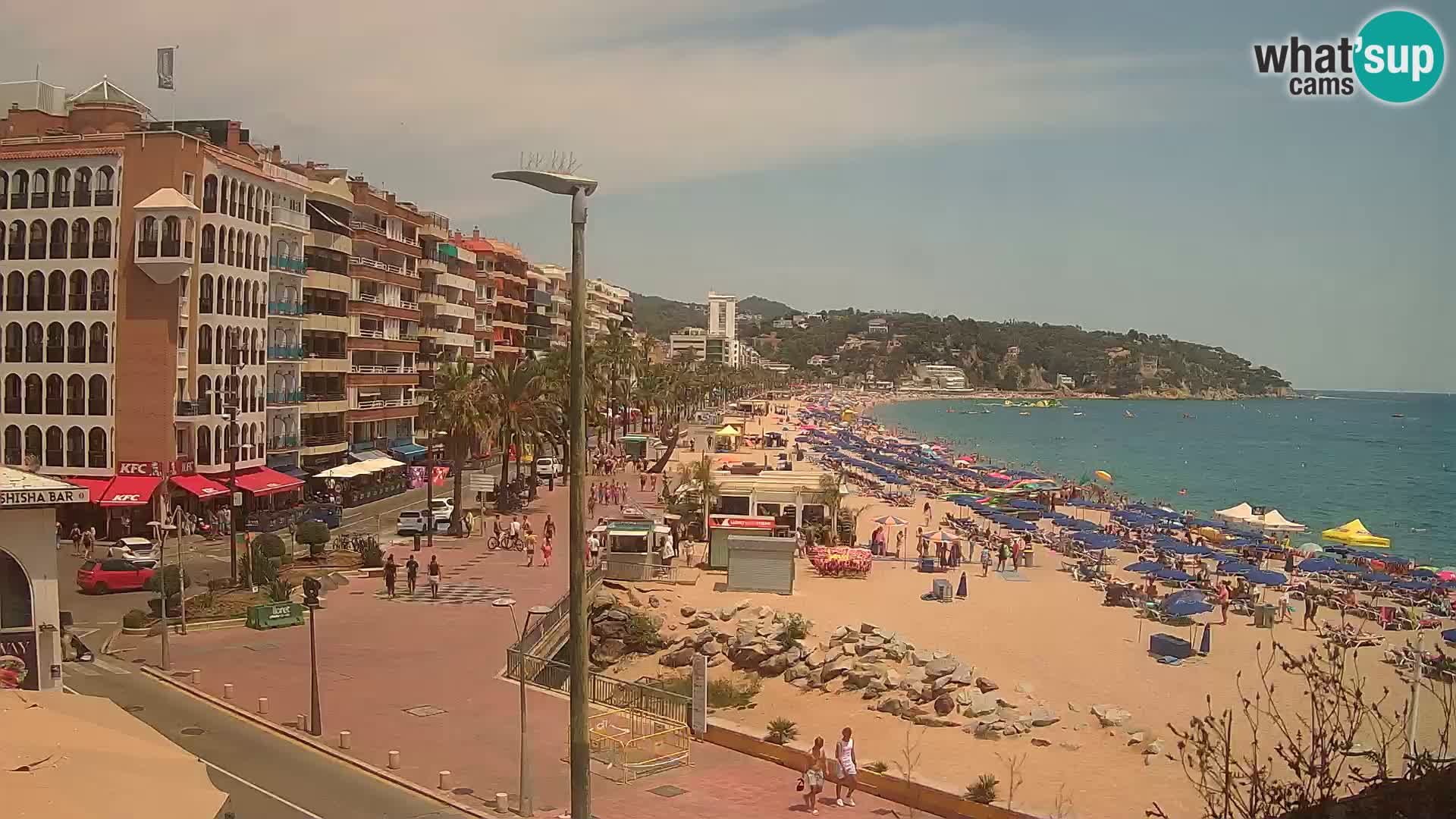 Webcam Lloret de Mar – Zentralen Strand