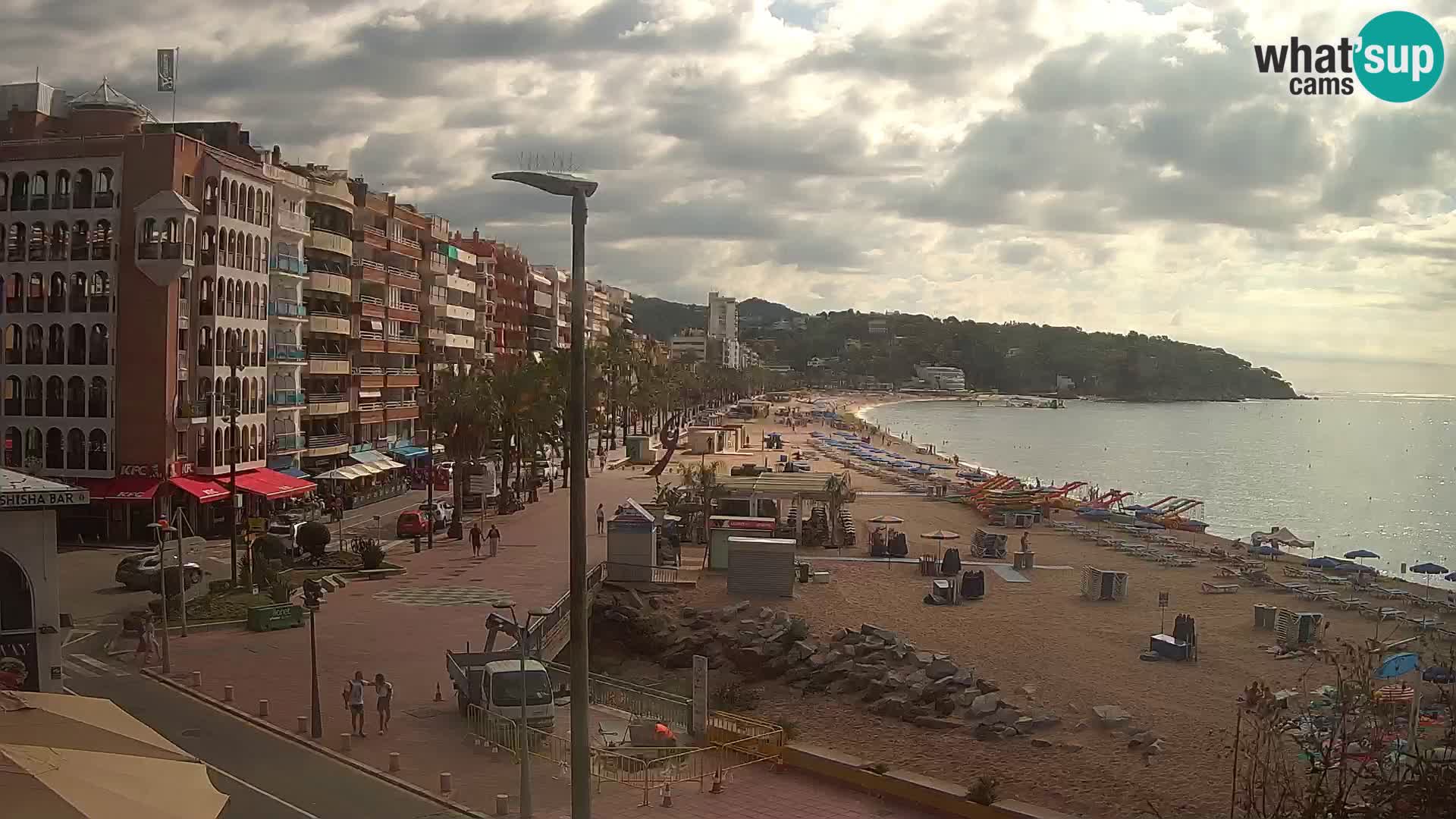 Webcam Lloret de Mar – the main beach – – Costa Brava – Spain