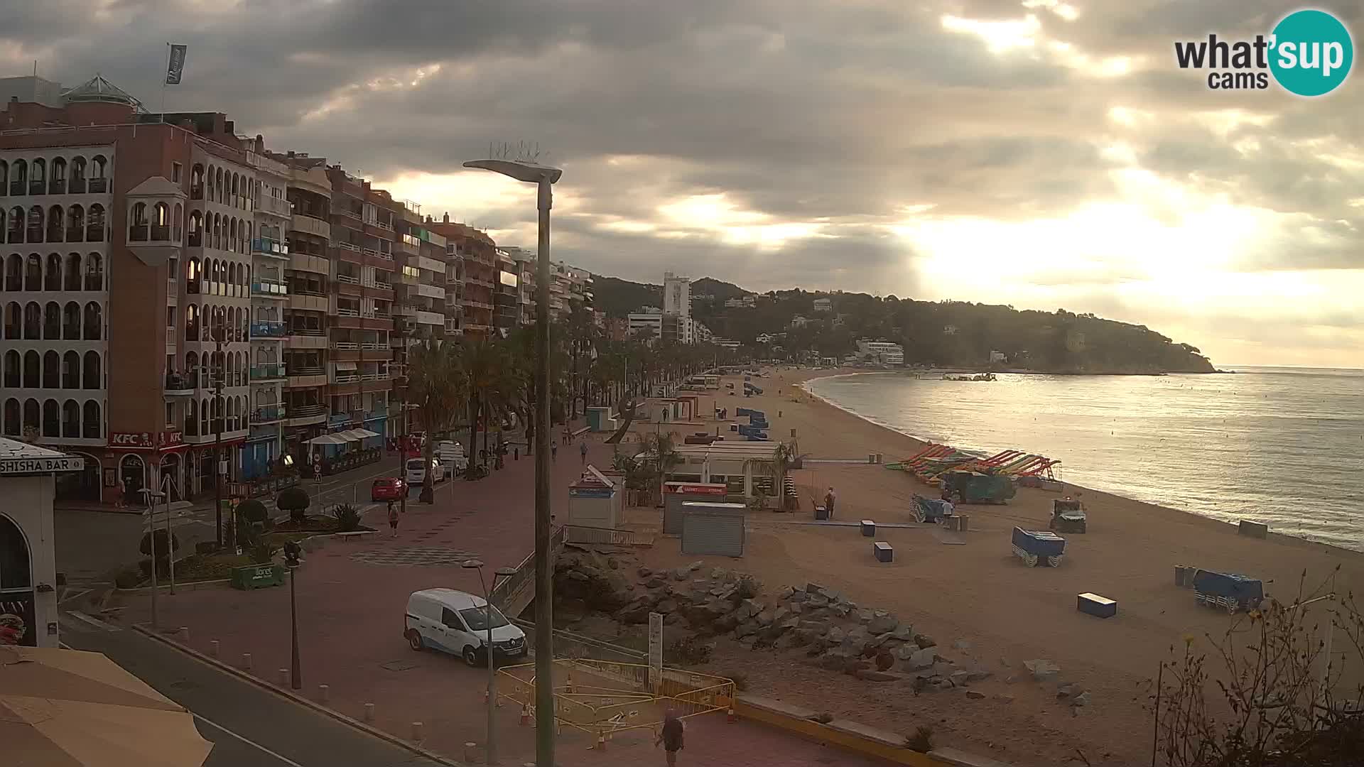 Webcam Lloret de Mar – the main beach – – Costa Brava – Spain