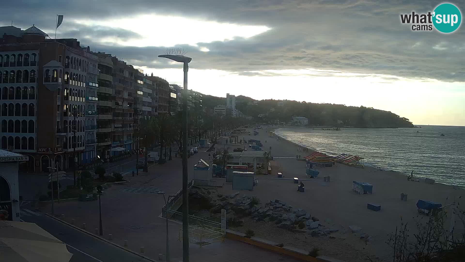 Webcam Lloret de Mar – the main beach – – Costa Brava – Spain
