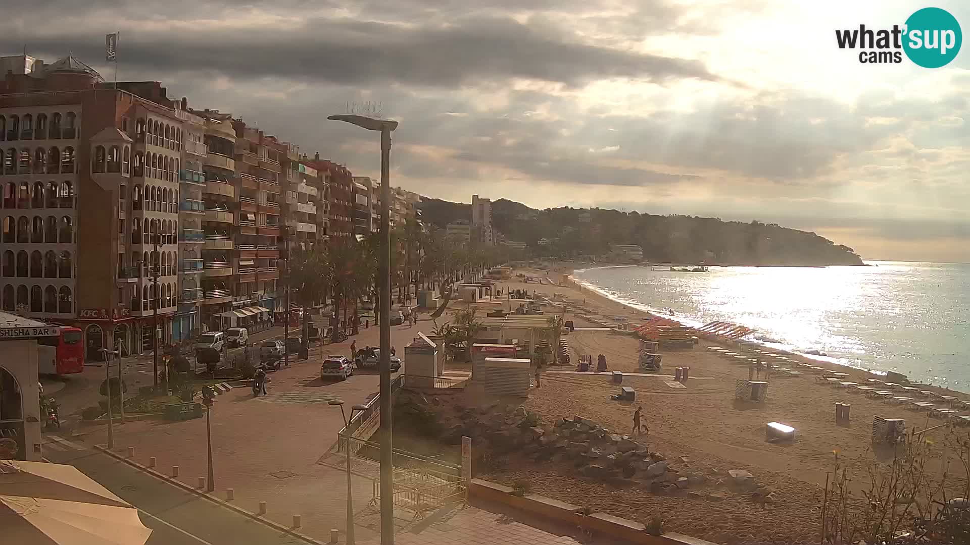 Webcam Lloret de Mar – the main beach – – Costa Brava – Spain