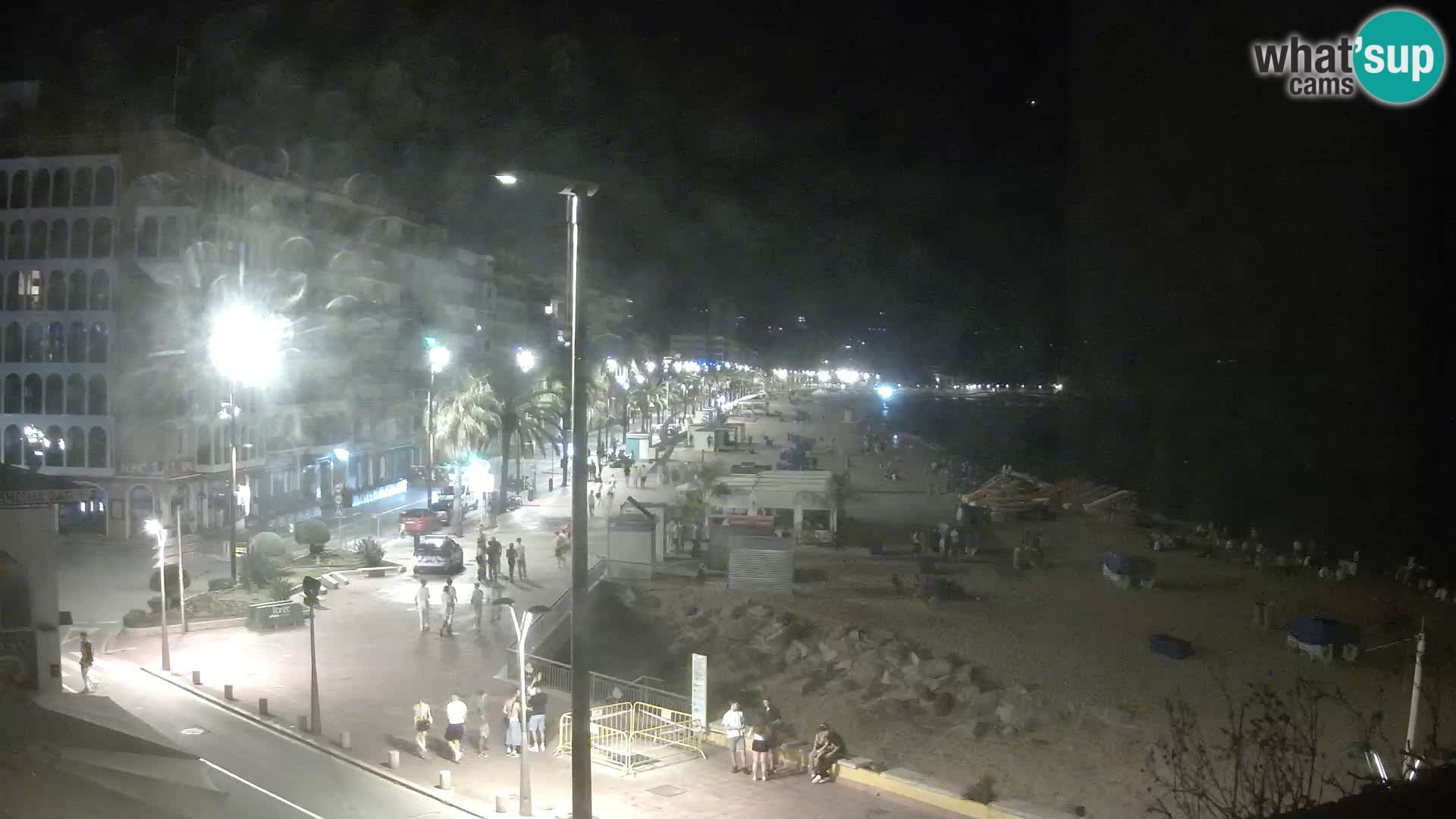 Webcam Lloret de Mar – the main beach – – Costa Brava – Spain