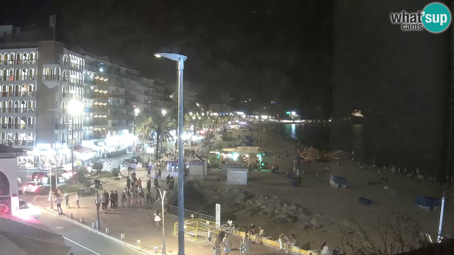 Webcam Lloret de Mar – the main beach – – Costa Brava – Spain