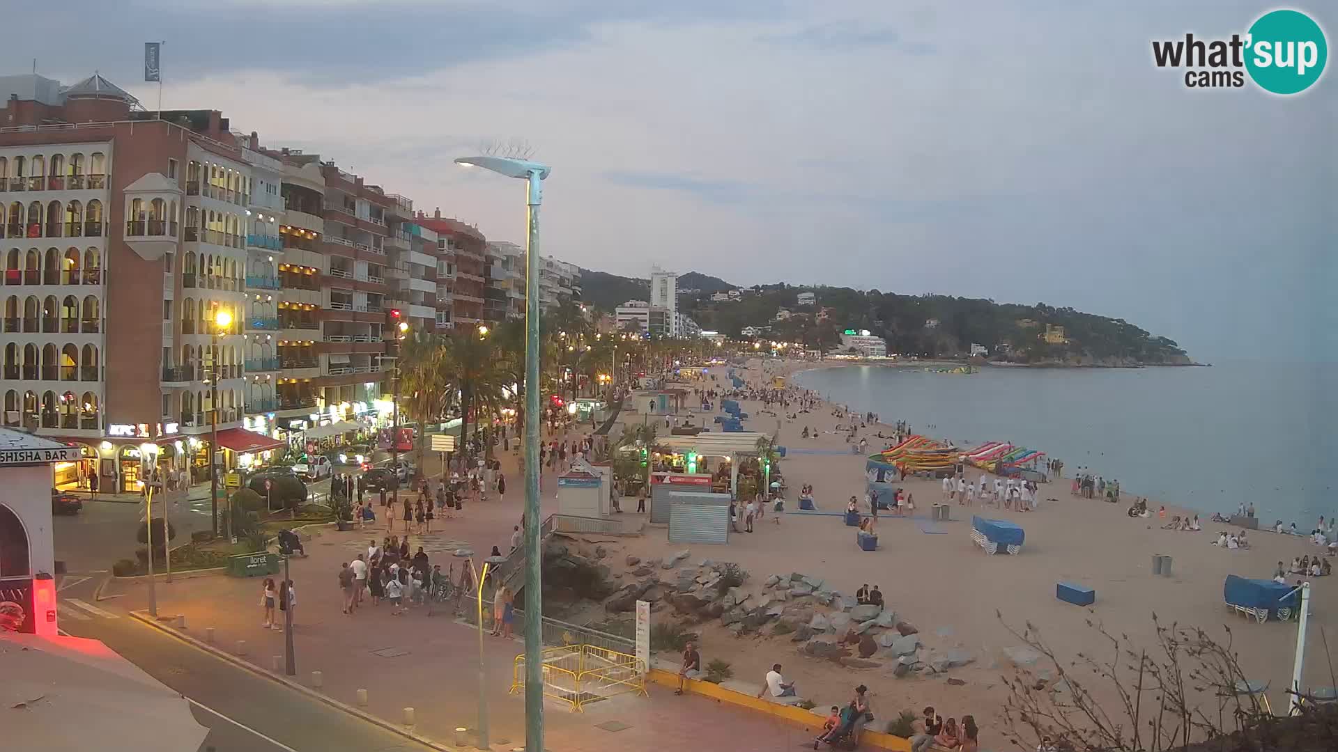 Kamera v živo Lloret de Mar – Glavna plaža