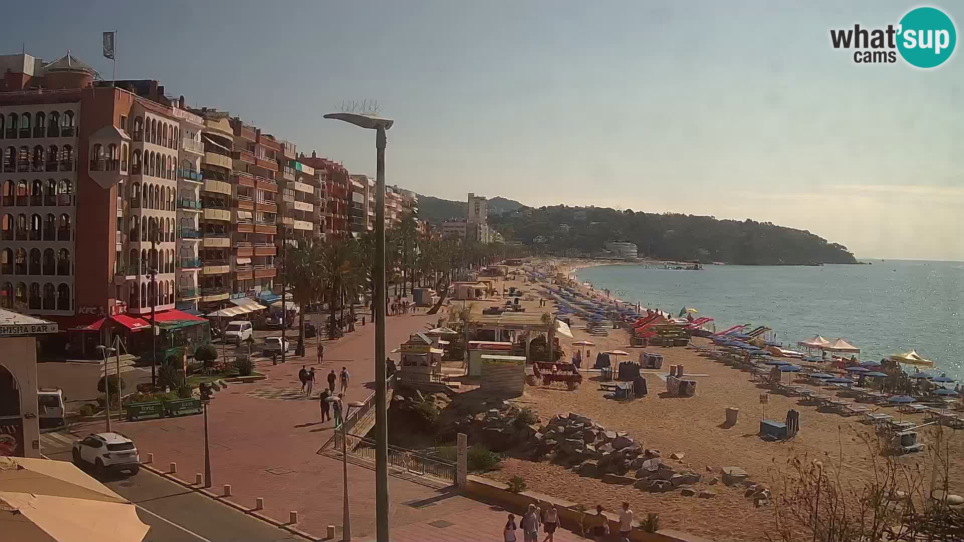Webcam Lloret de Mar – the main beach – – Costa Brava – Spain