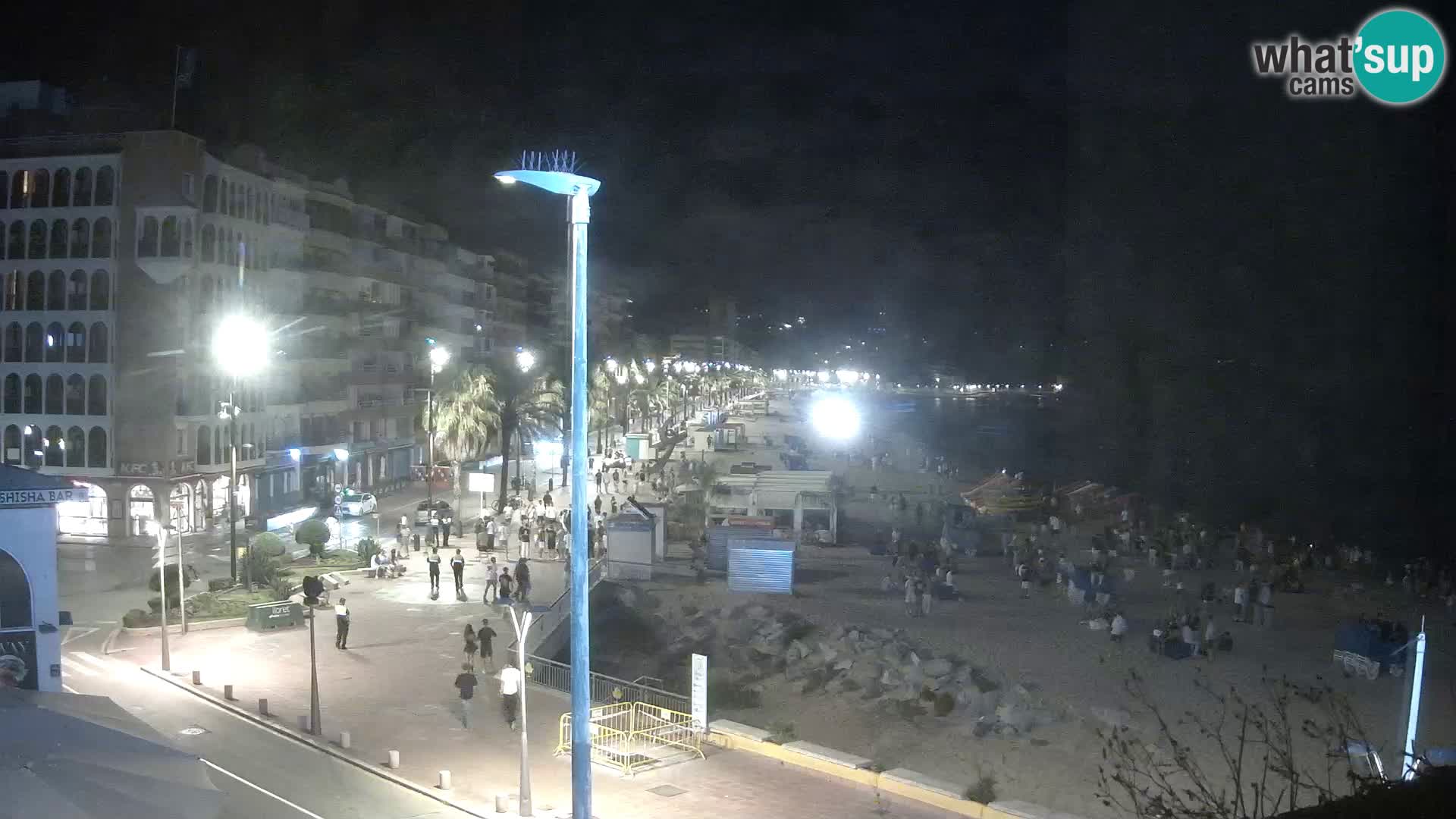 Webcam Lloret de Mar – the main beach – – Costa Brava – Spain