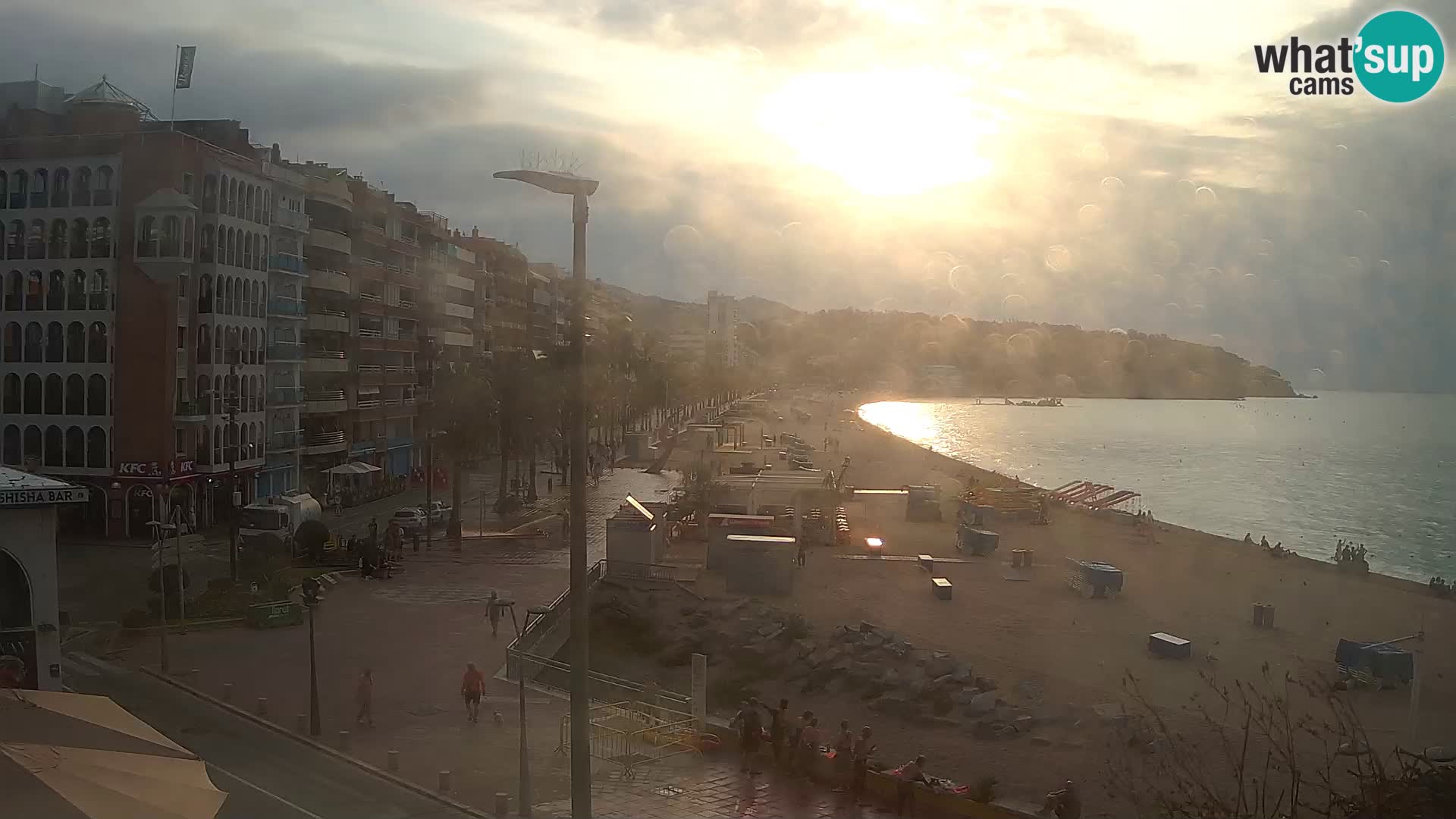 Webcam Lloret de Mar – the main beach – – Costa Brava – Spain