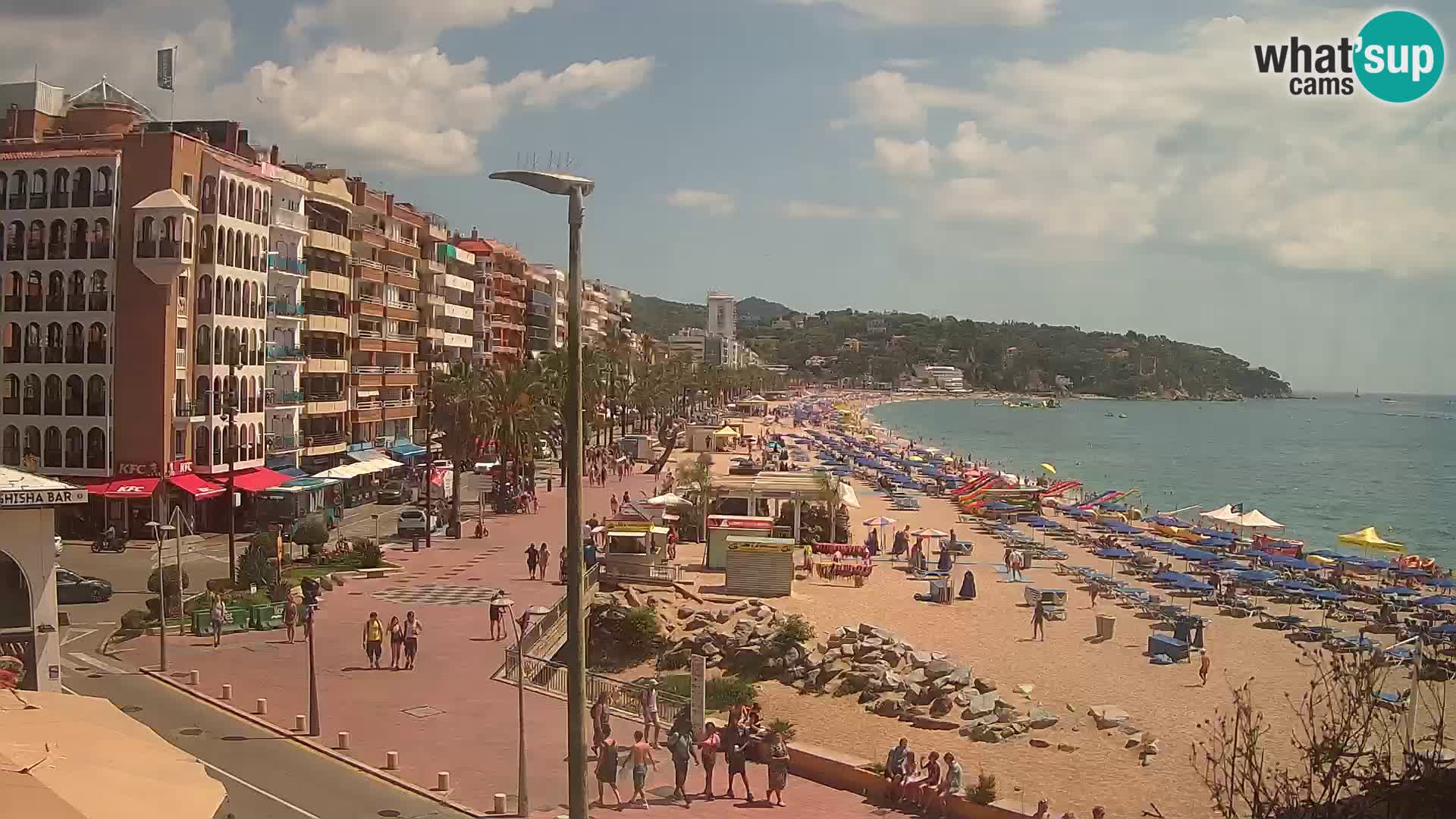 Webcam Live Lloret de Mar – La plage
