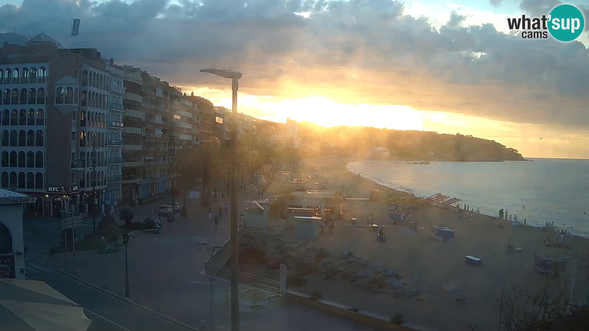Webcam Lloret de Mar – the main beach – – Costa Brava – Spain