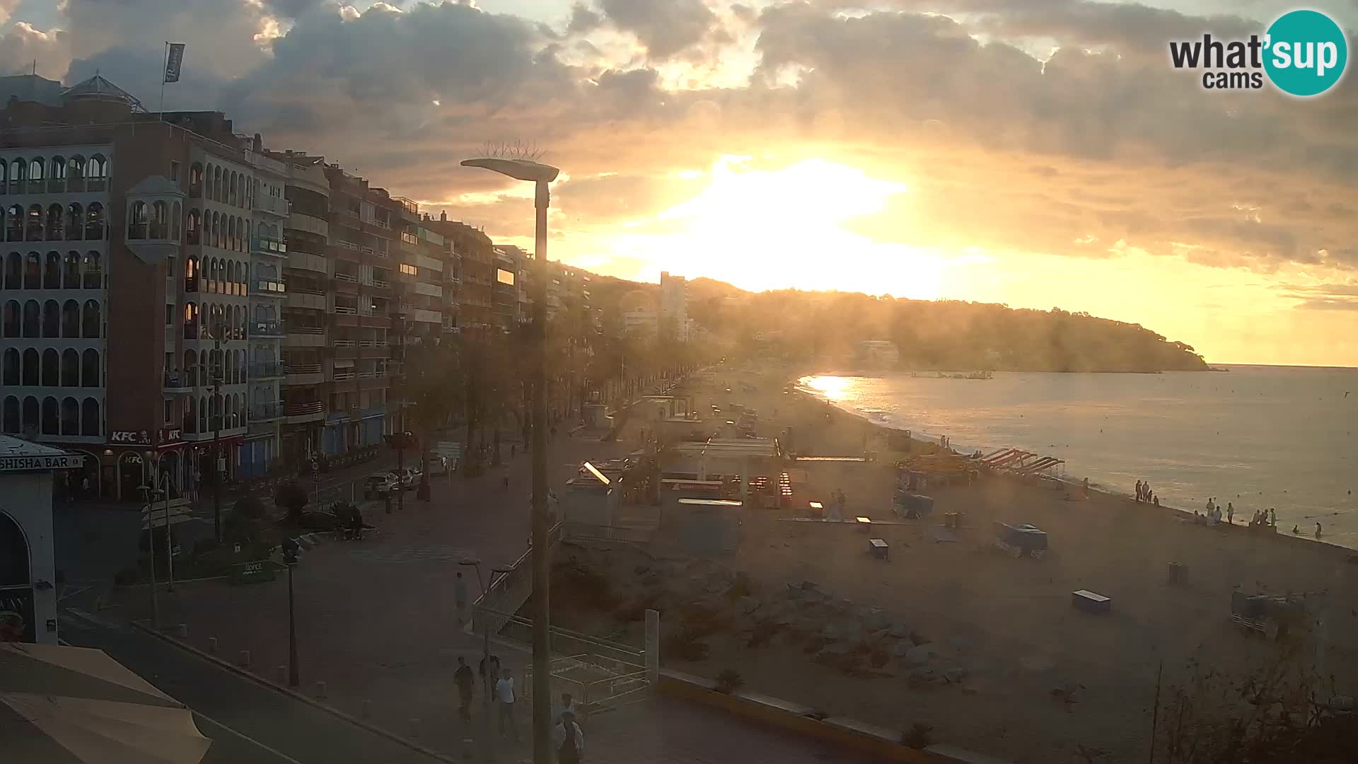 Webcam Lloret de Mar – the main beach – – Costa Brava – Spain