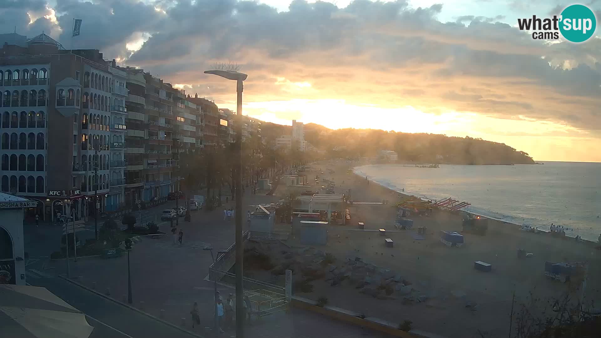 Webcam Lloret de Mar – the main beach – – Costa Brava – Spain
