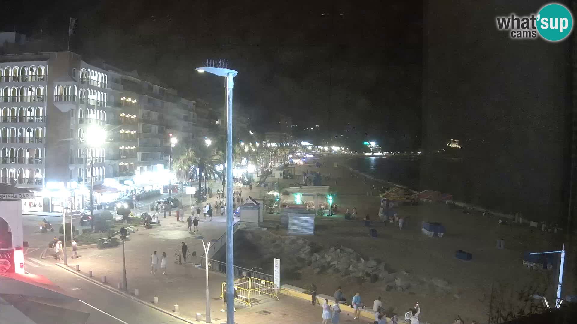Webcam Lloret de Mar – the main beach – – Costa Brava – Spain
