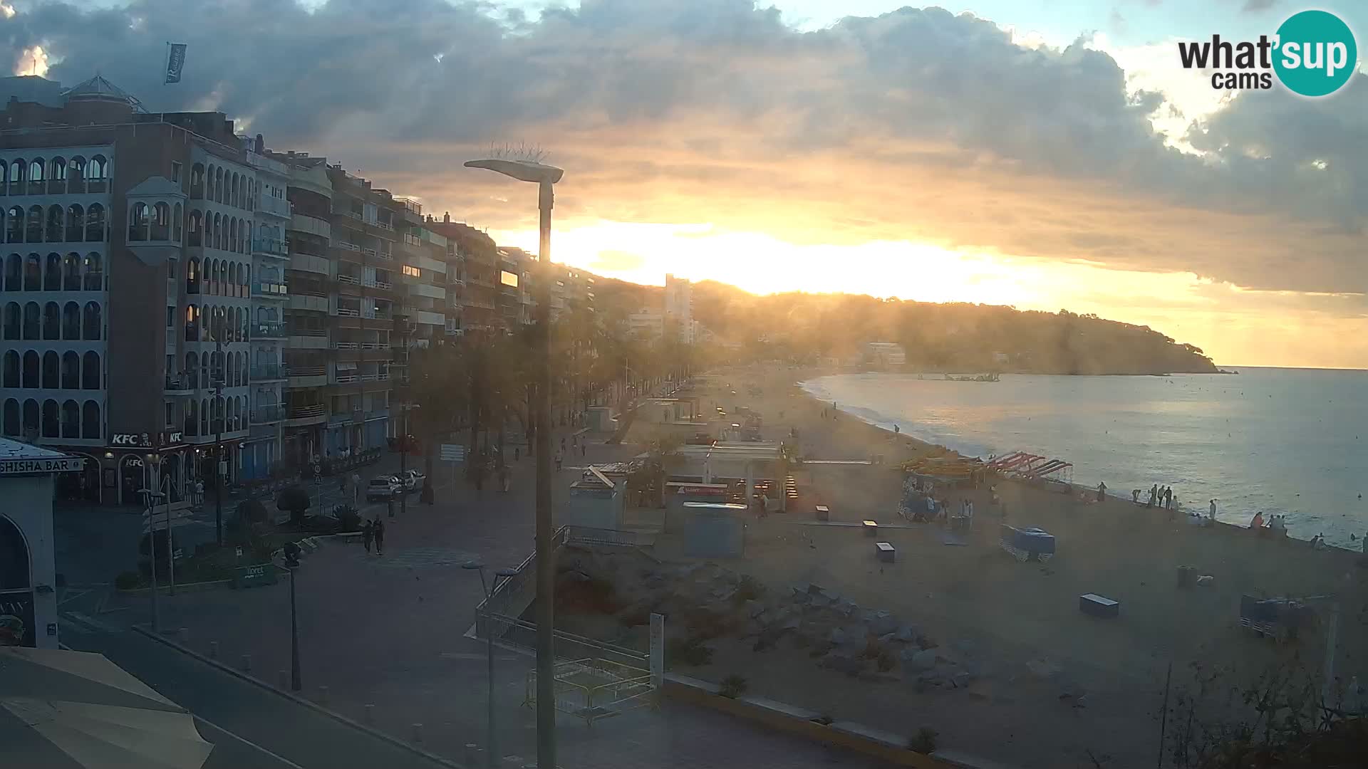 Web kamera Lloret de Mar – glavna plaža