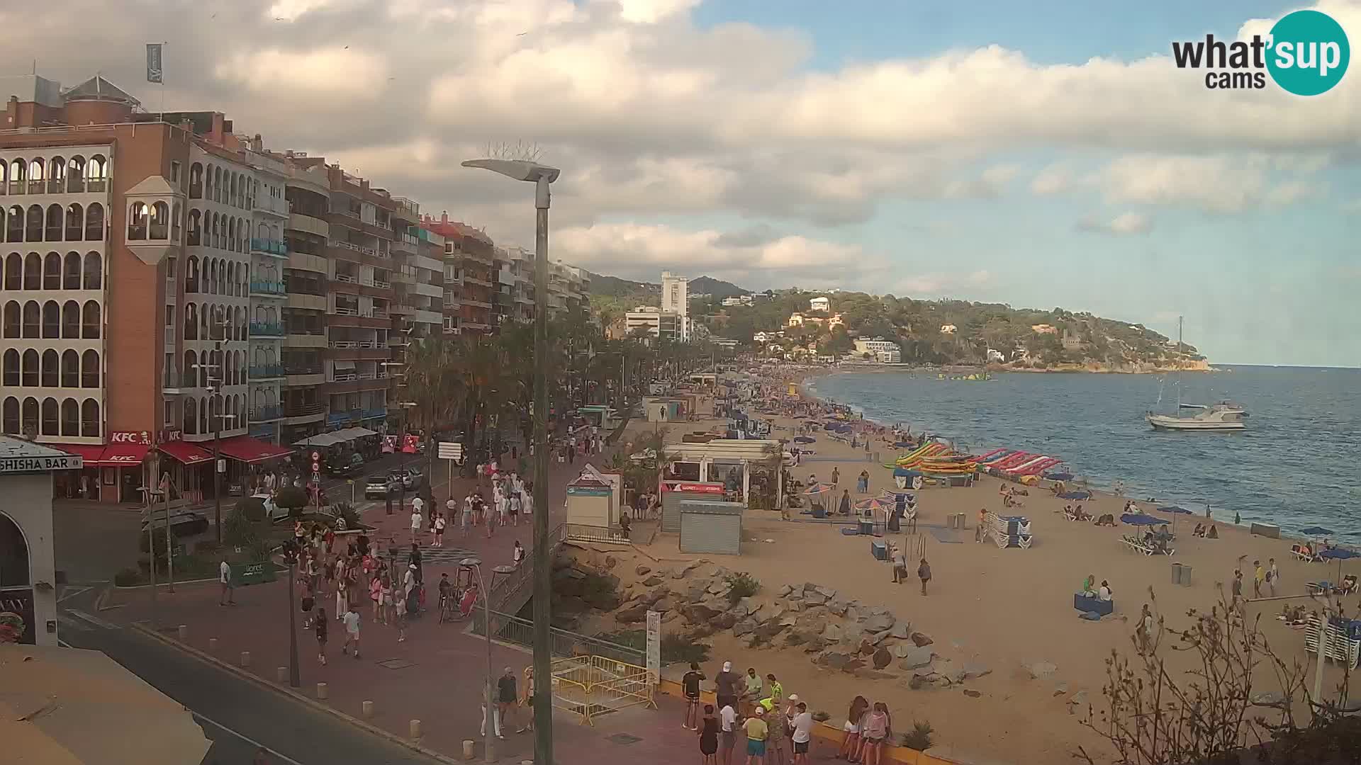 Webcam streaming Lloret de Mar – Plage
