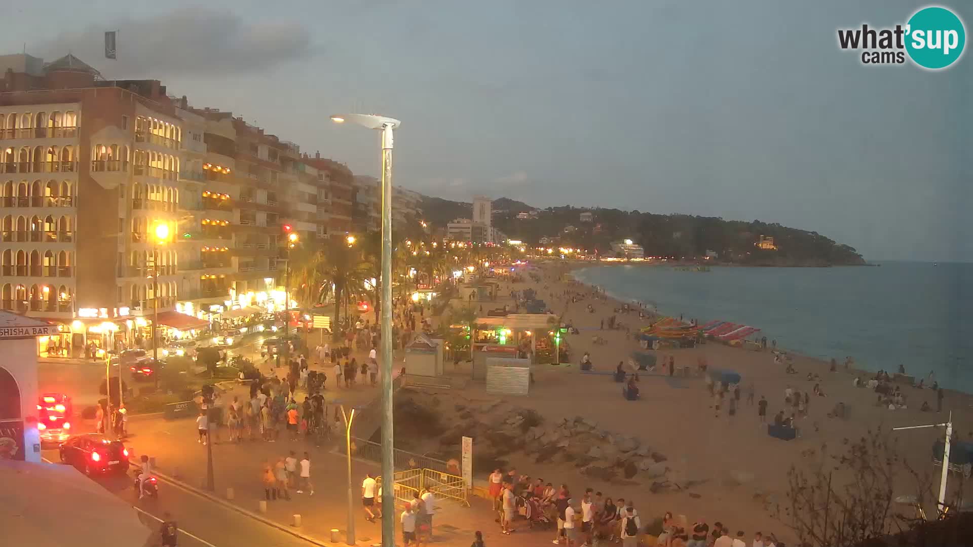 Webcam Lloret de Mar – the main beach – – Costa Brava – Spain