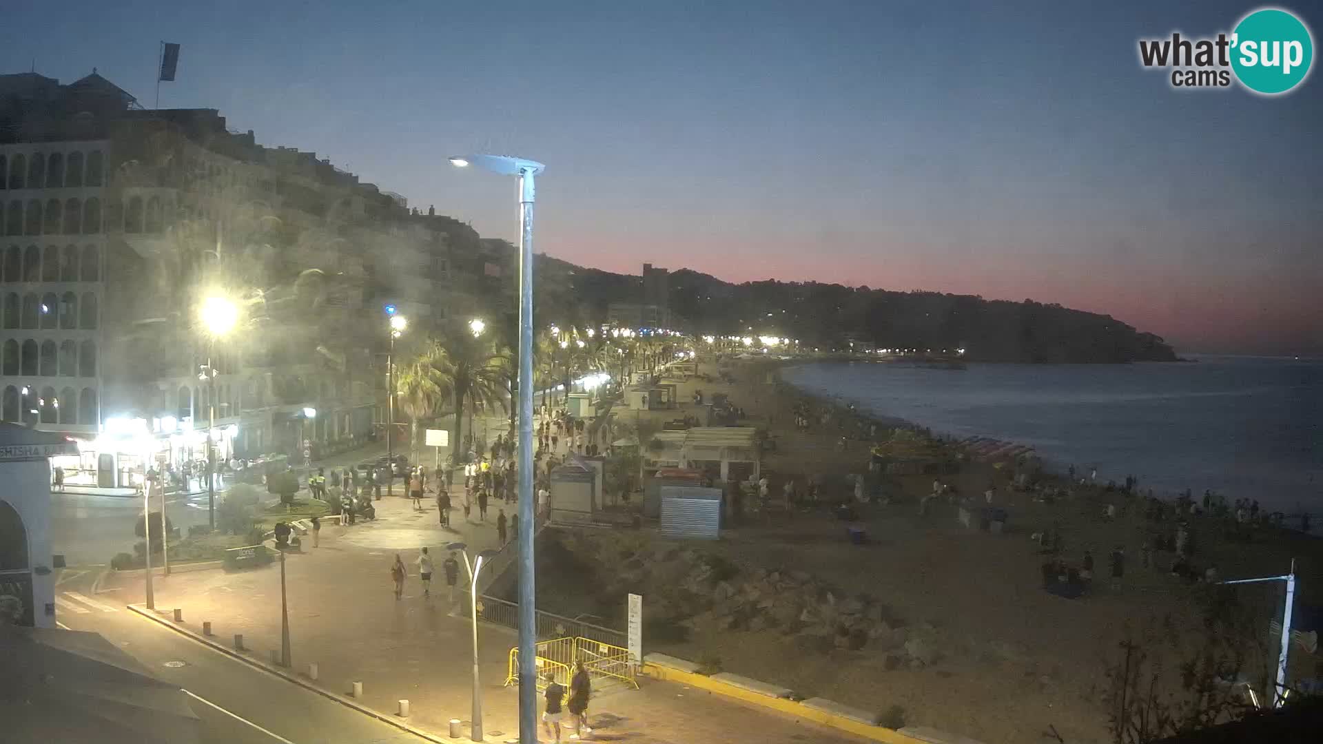 Webcam Lloret de Mar – the main beach – – Costa Brava – Spain