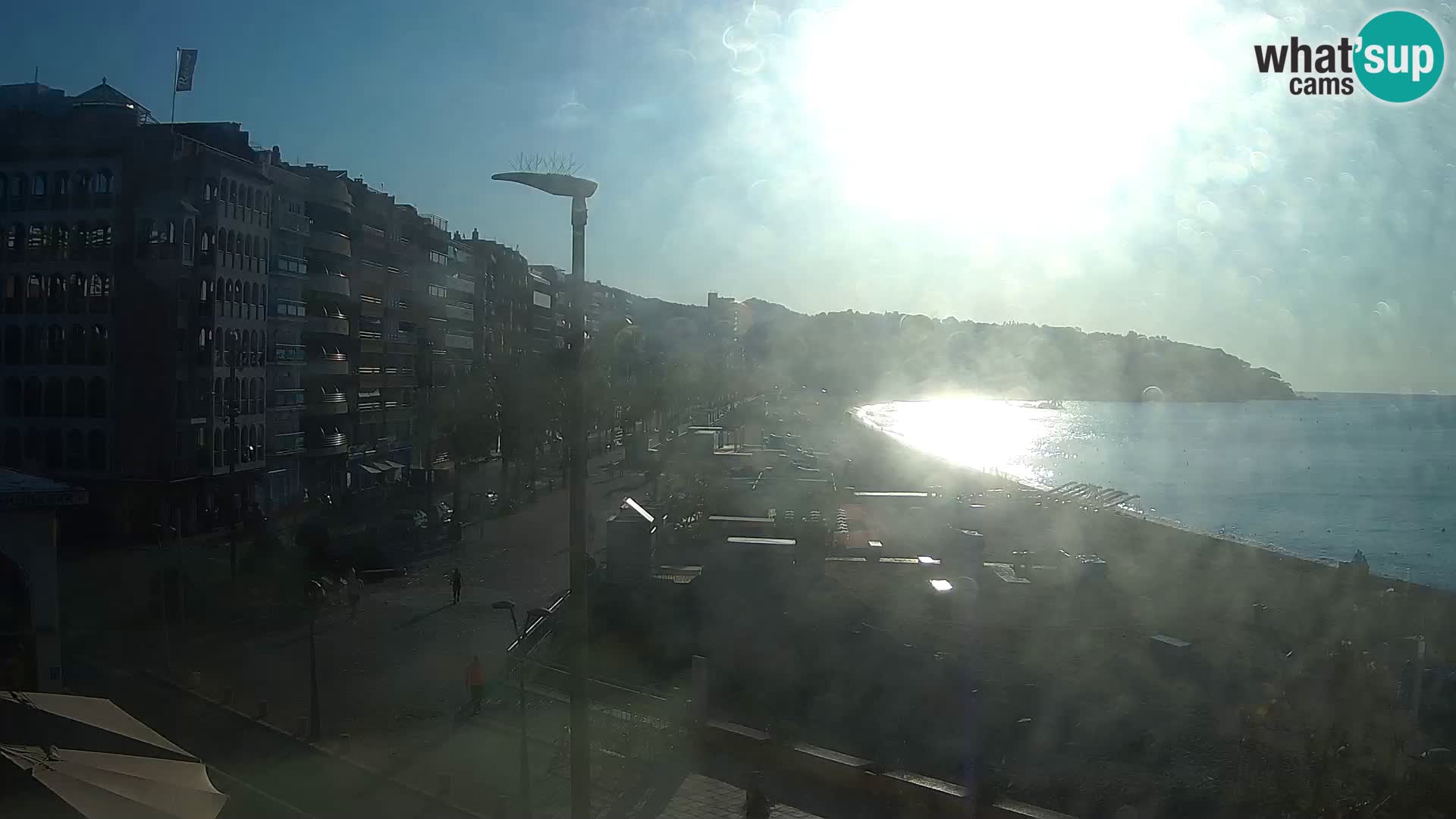 Webcam Lloret de Mar – the main beach – – Costa Brava – Spain