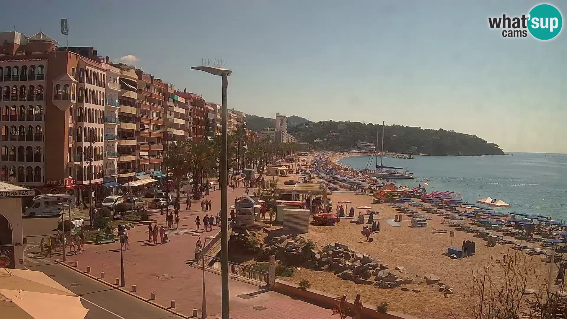 Webcam live Lloret de Mar – la spiaggia principale