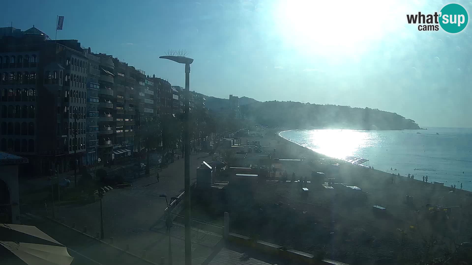 Web kamera Lloret de Mar – plaža