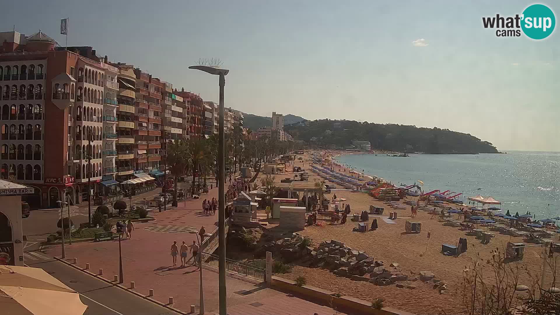 Webcam Lloret de Mar – Zentralen Strand