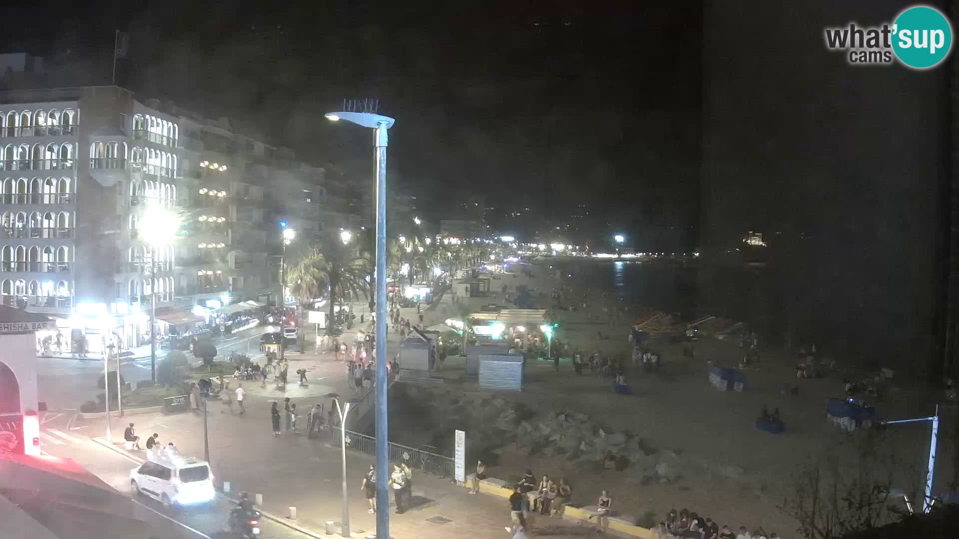 Webcam Lloret de Mar – the main beach – – Costa Brava – Spain