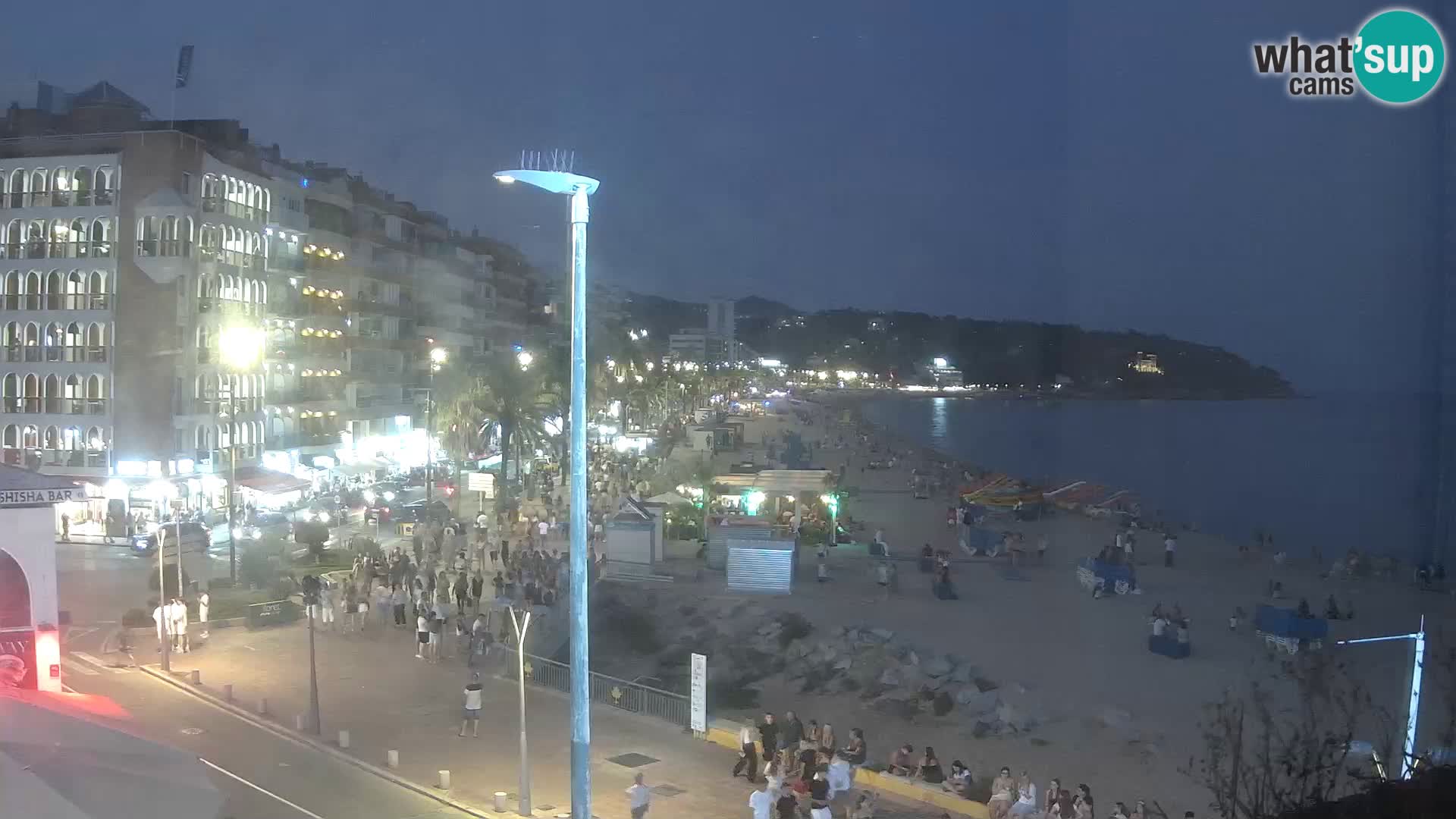 Webcam Lloret de Mar – the main beach – – Costa Brava – Spain