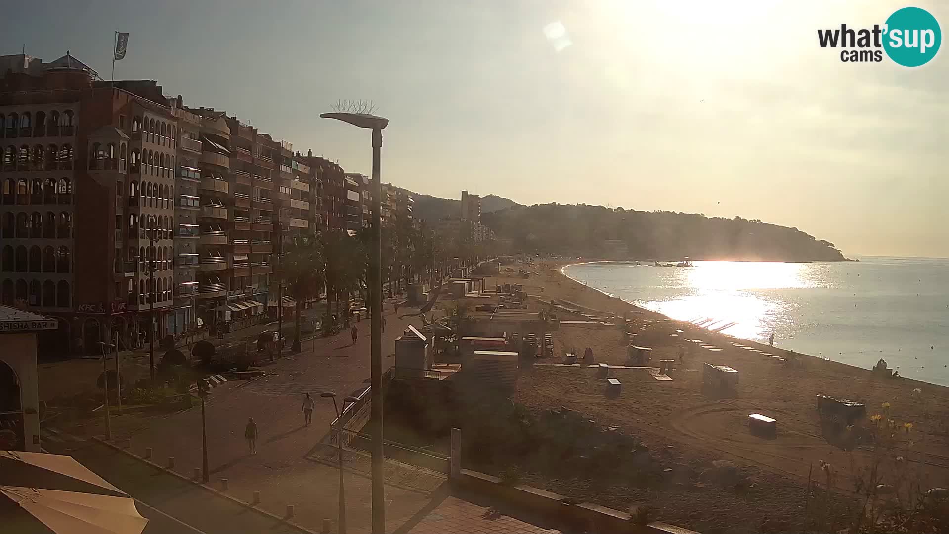 Webcam Lloret de Mar – the main beach – – Costa Brava – Spain