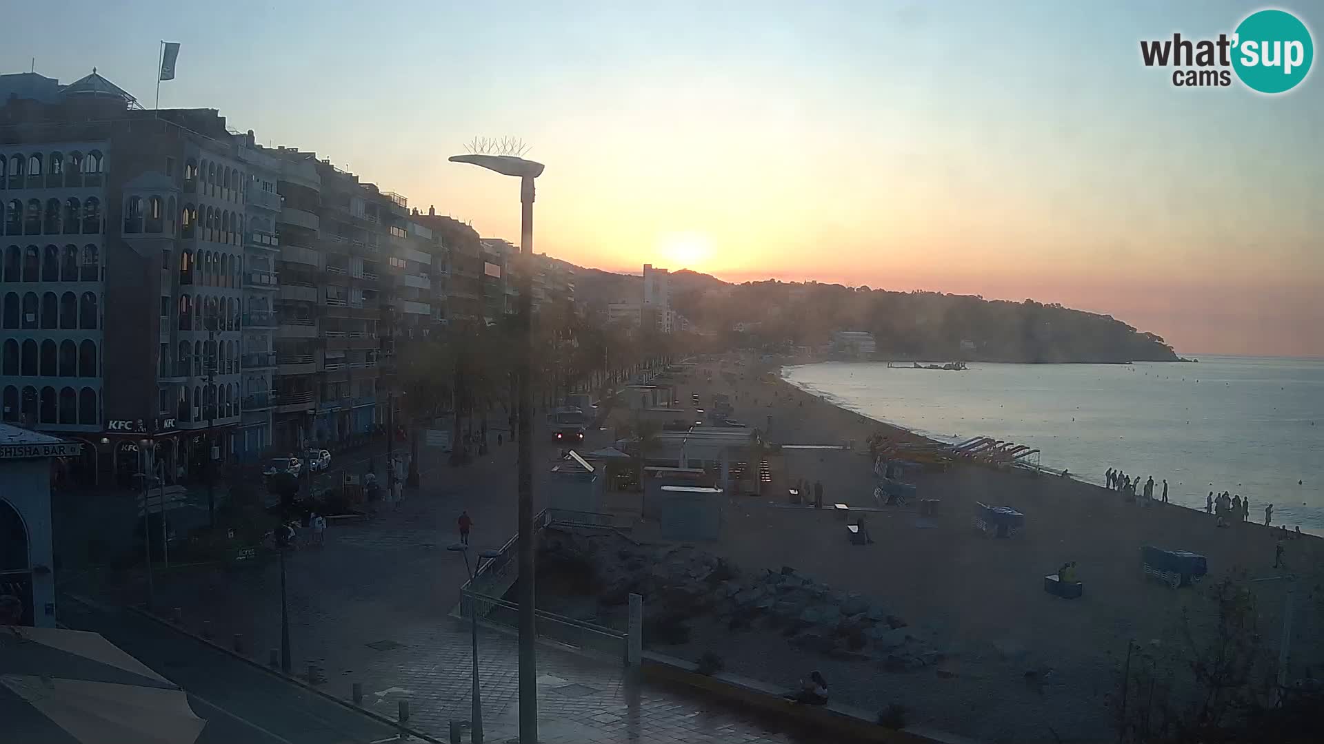 Web kamera Lloret de Mar – plaža