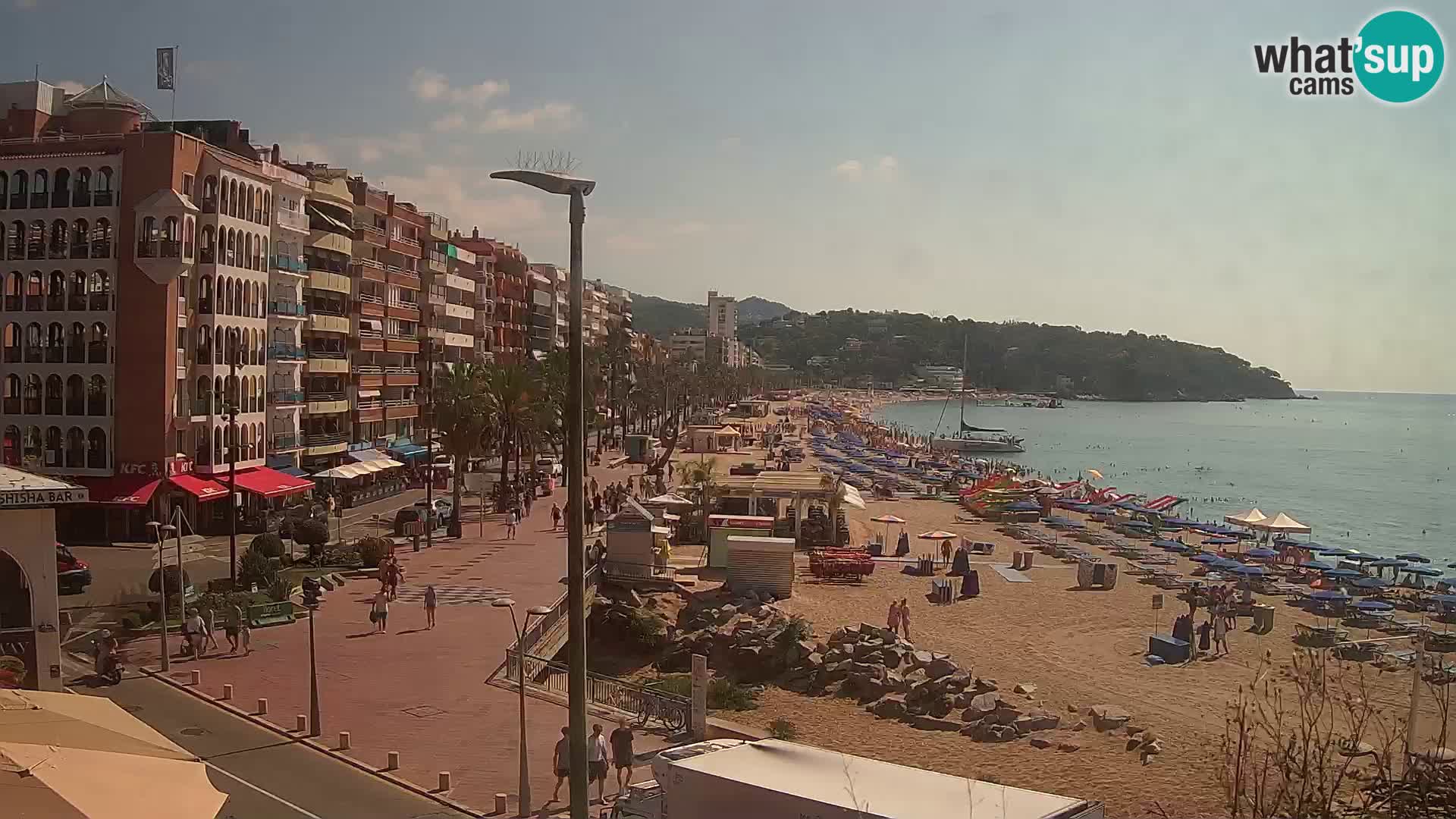 Webcam Lloret de Mar – Plage centrale