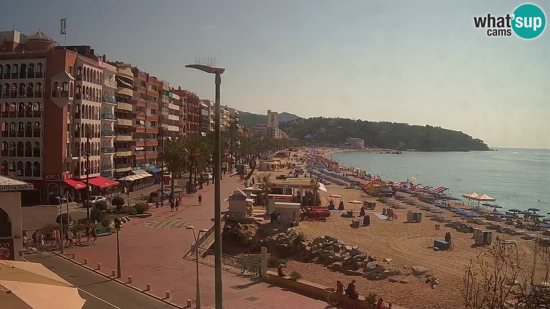 Webcam Lloret de Mar – Plage centrale
