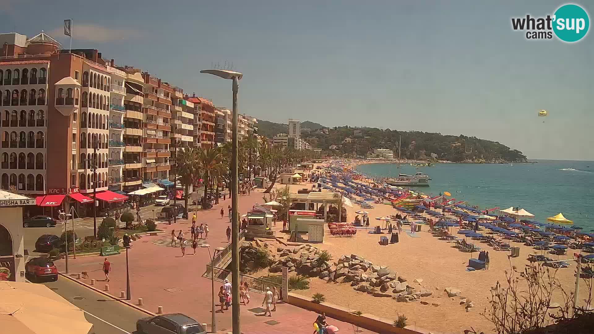 Webcam Live Lloret de Mar – La plage