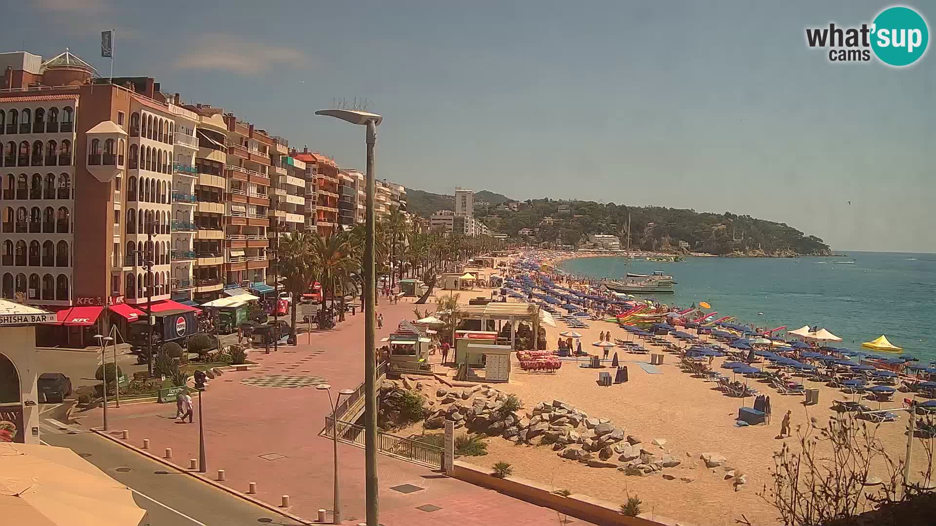 Webcam Lloret de Mar – Central beach