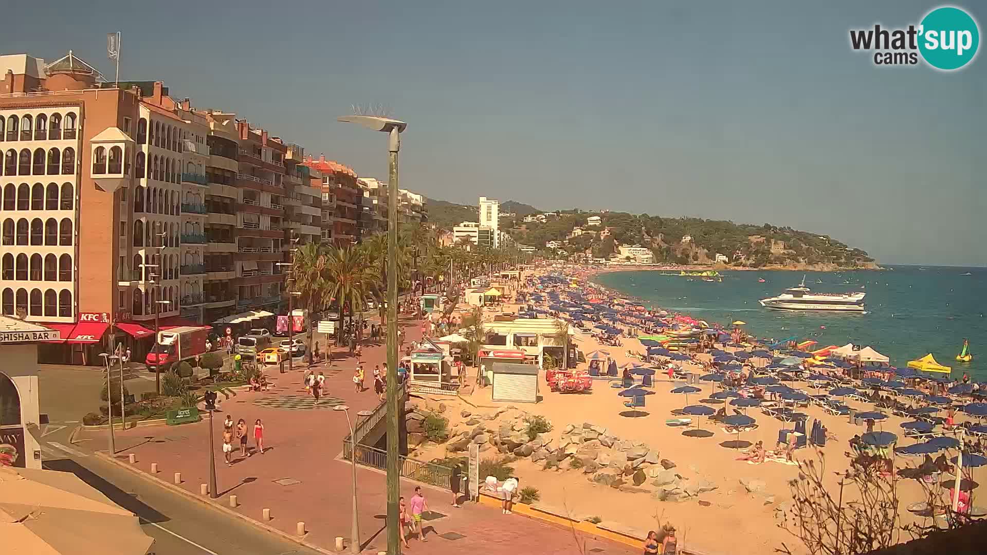 Webcam Lloret de Mar – Plage centrale