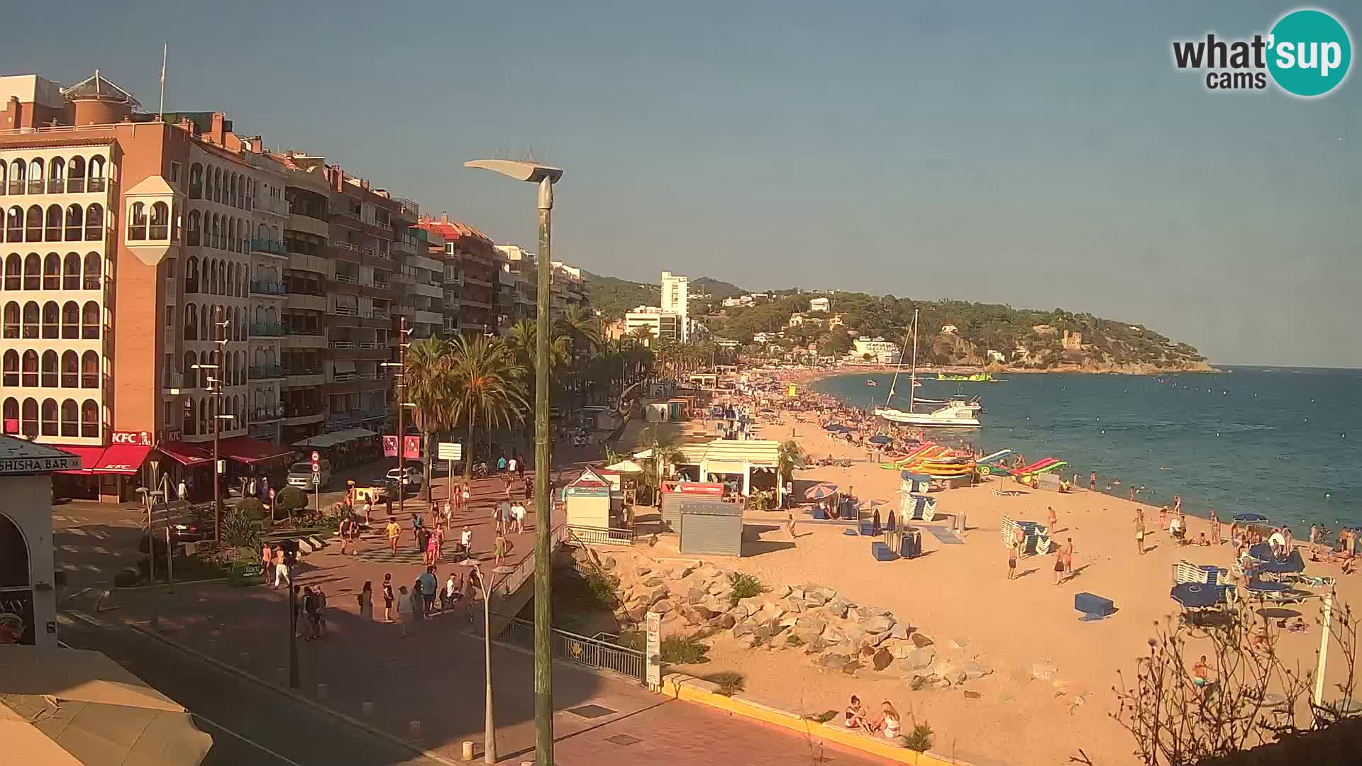 Kamera v živo Lloret de Mar – plaža