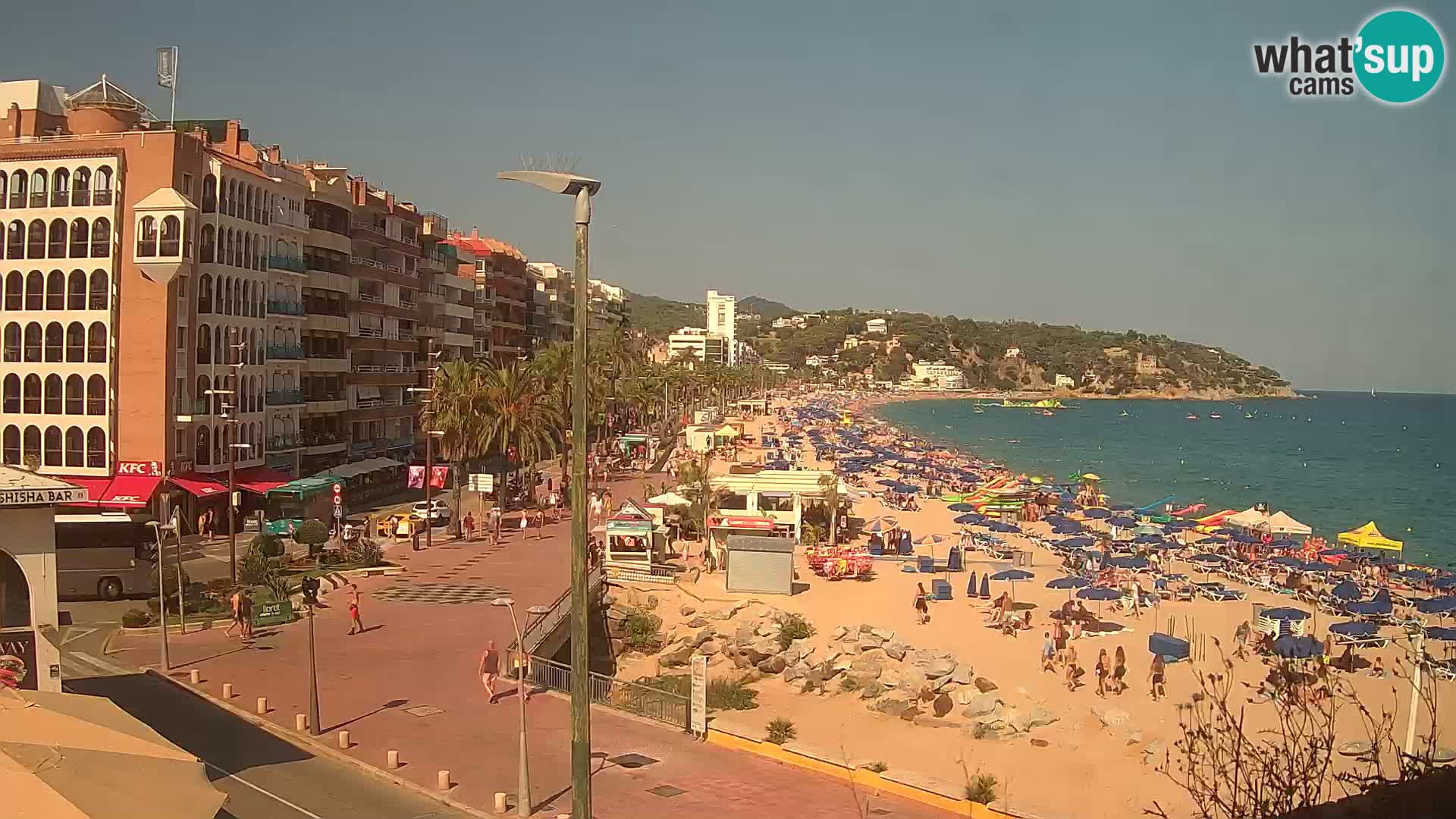 Webcam Live Lloret de Mar – La plage