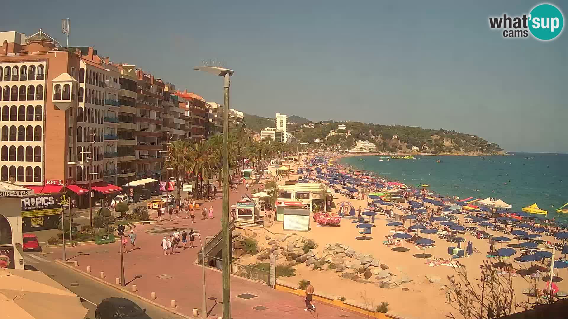 Webcam streaming Lloret de Mar – Plage