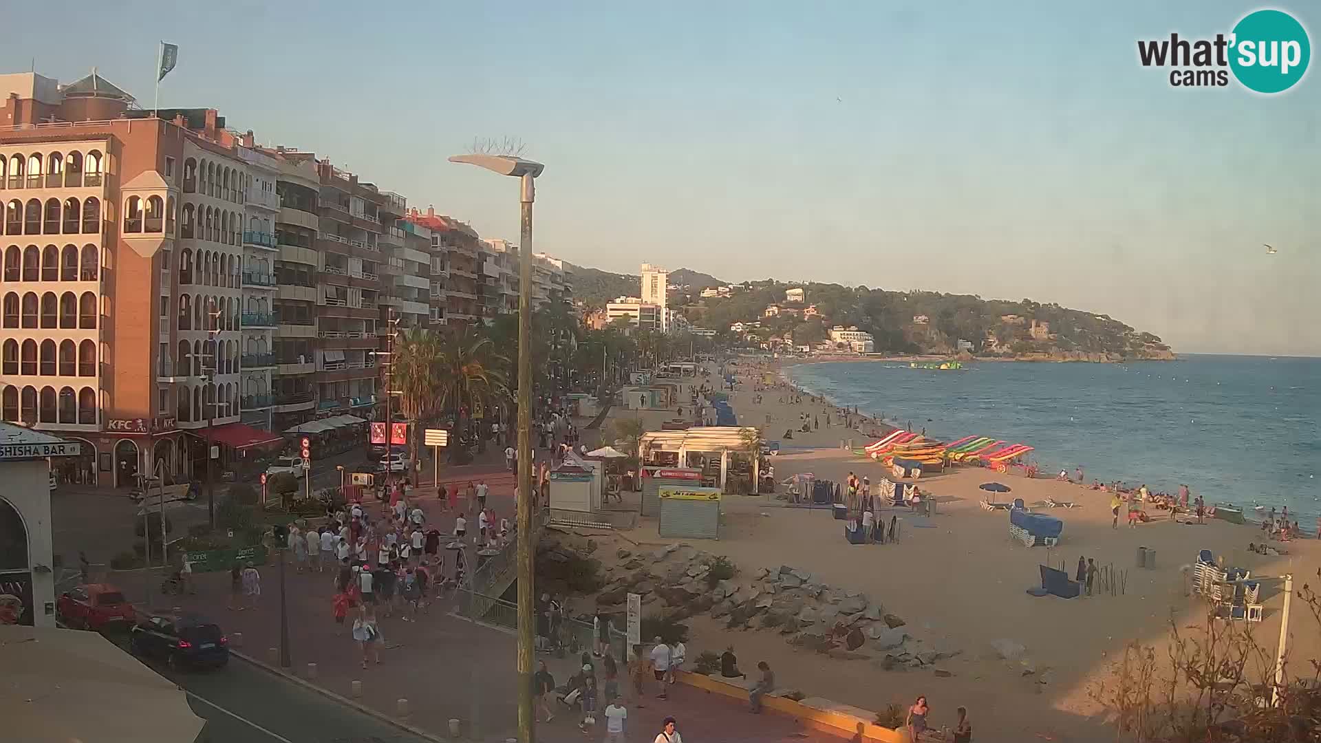 Webcam Lloret de Mar – the main beach – – Costa Brava – Spain