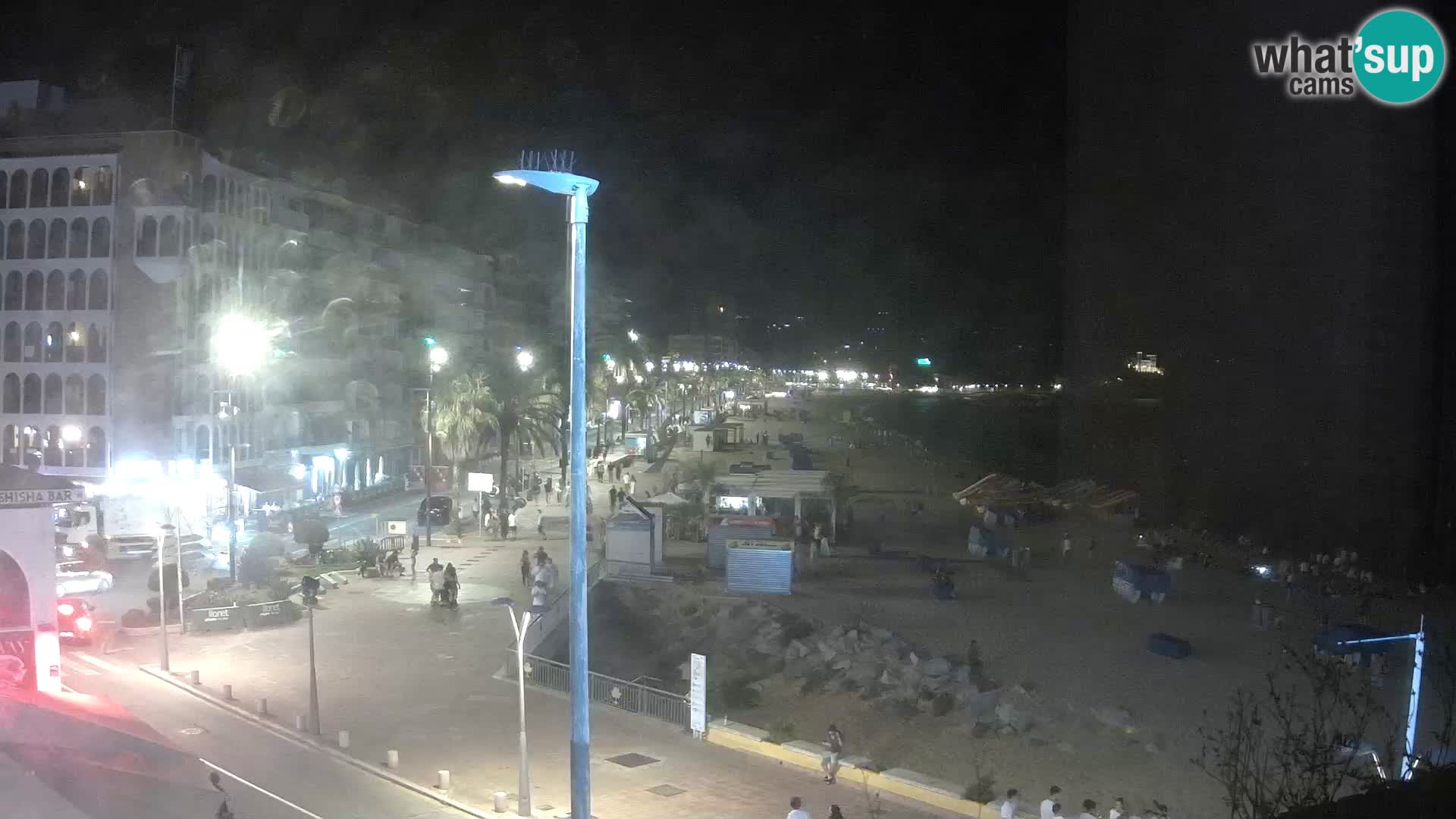 Webcam Lloret de Mar – the main beach – – Costa Brava – Spain