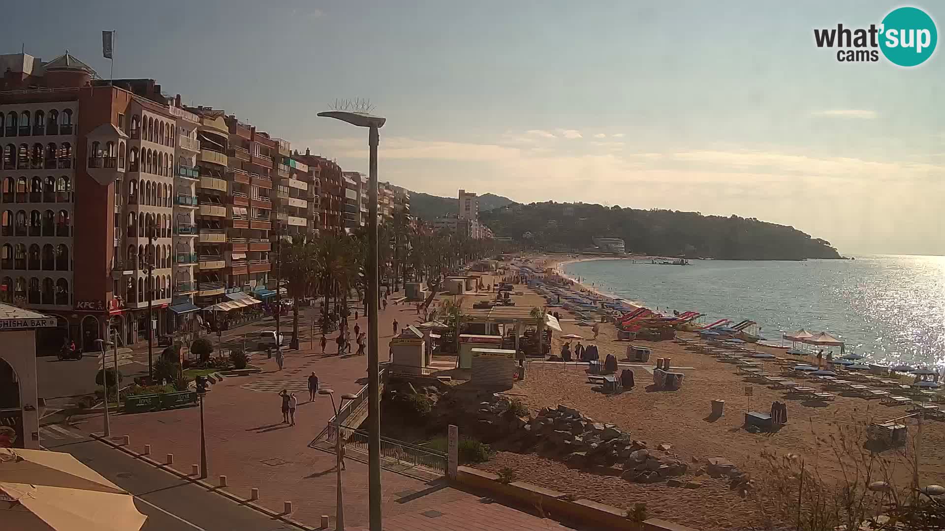 Webcam Lloret de Mar – Central beach