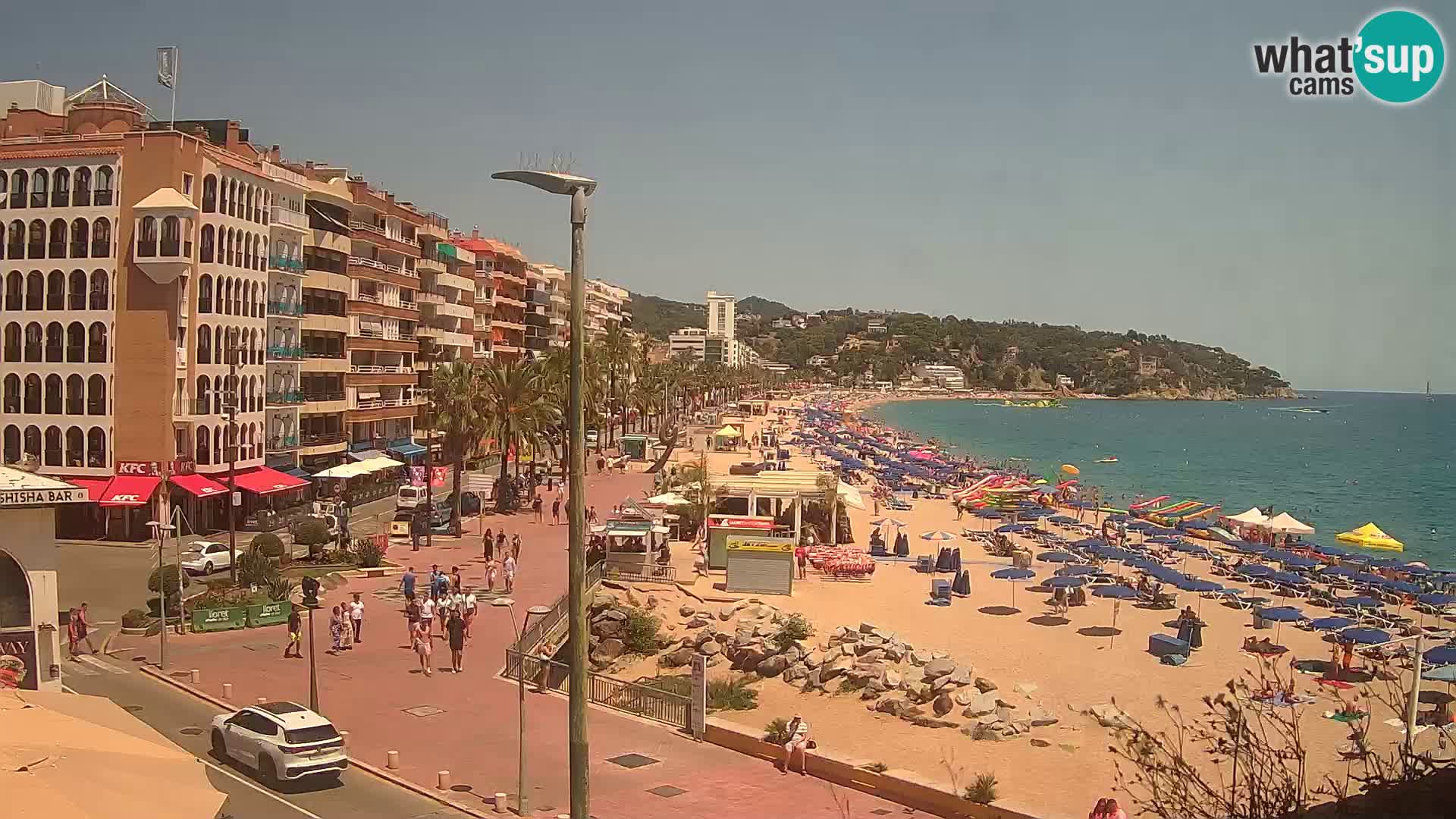 Webcam Lloret de Mar – Zentralen Strand