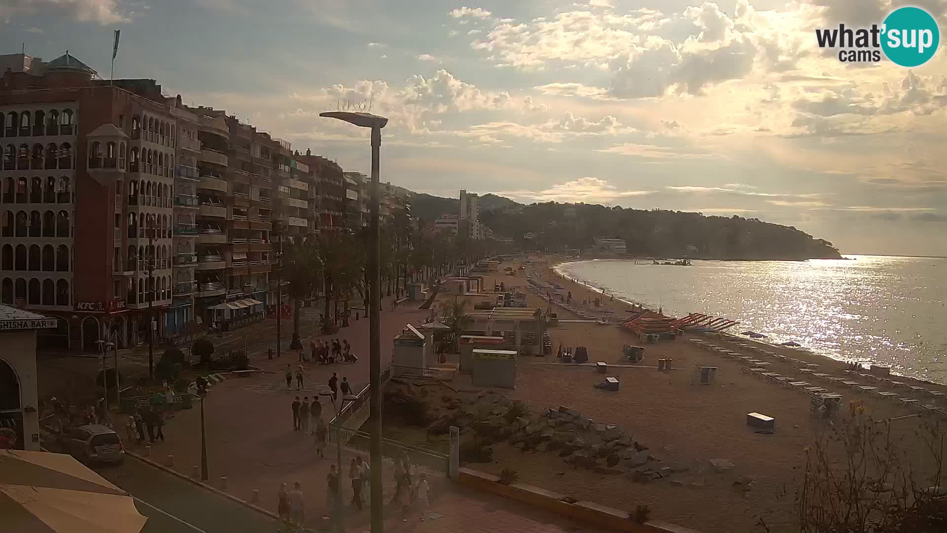 Webcam Lloret de Mar – the main beach – – Costa Brava – Spain