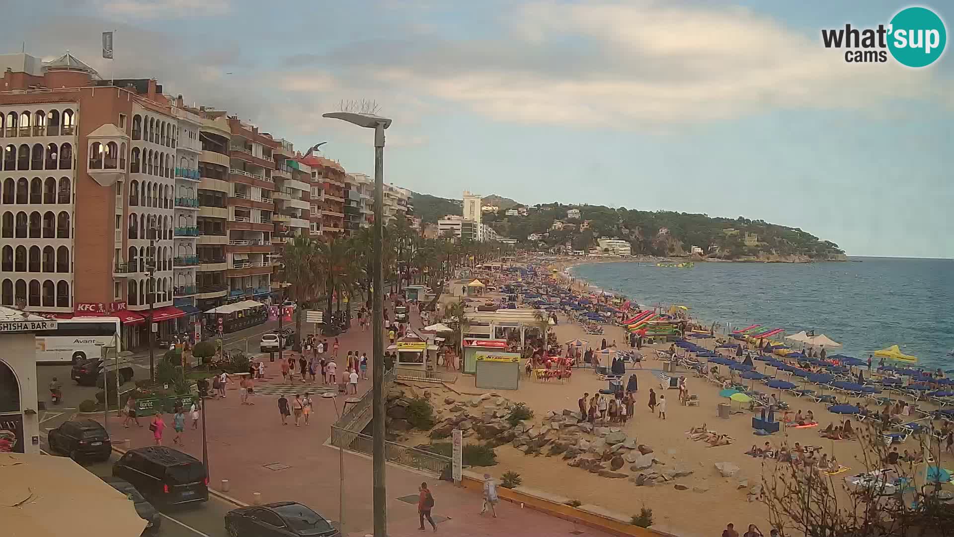 Webcam Lloret de Mar – Zentralen Strand